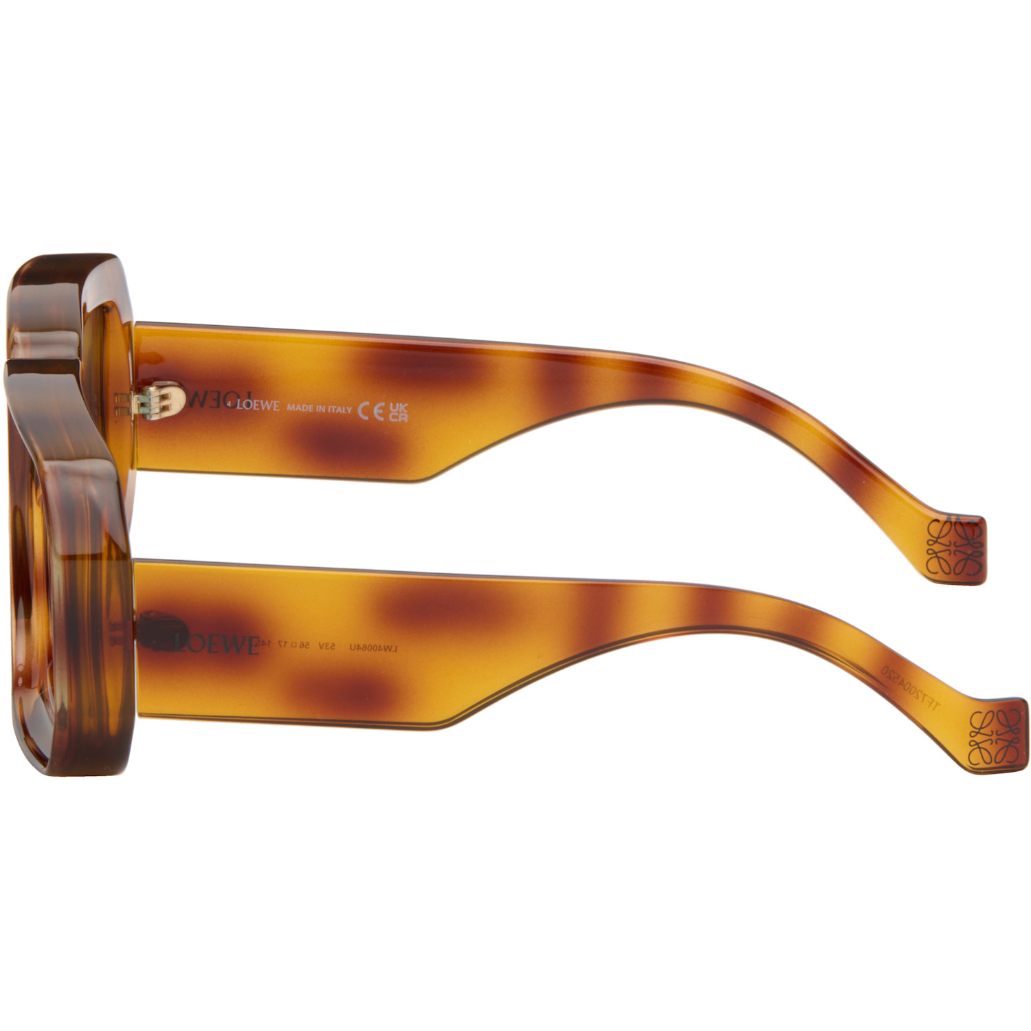  Loewe Brown Paula's Ibiza Dive In Mask Sunglasses 