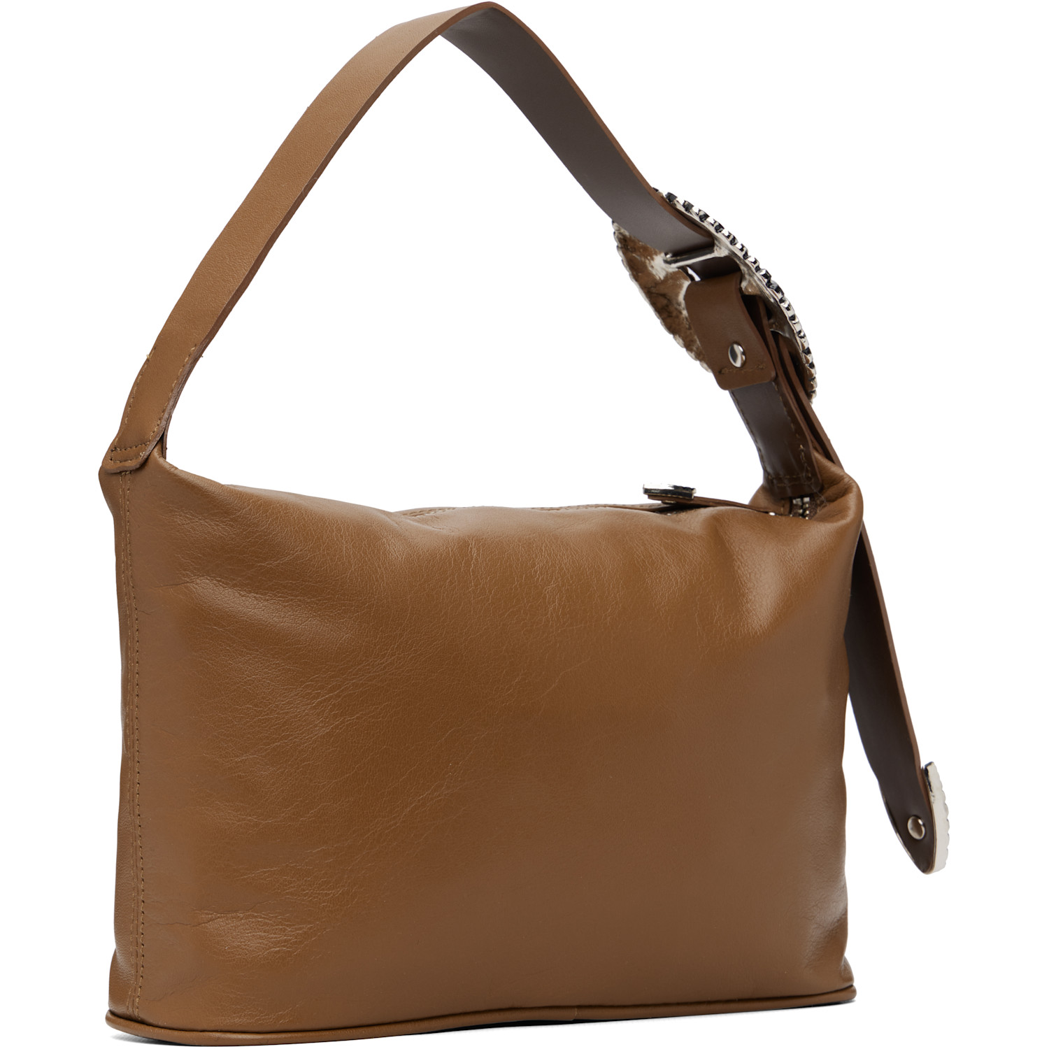  Toga Virilis Brown Leather Mini Pouch 