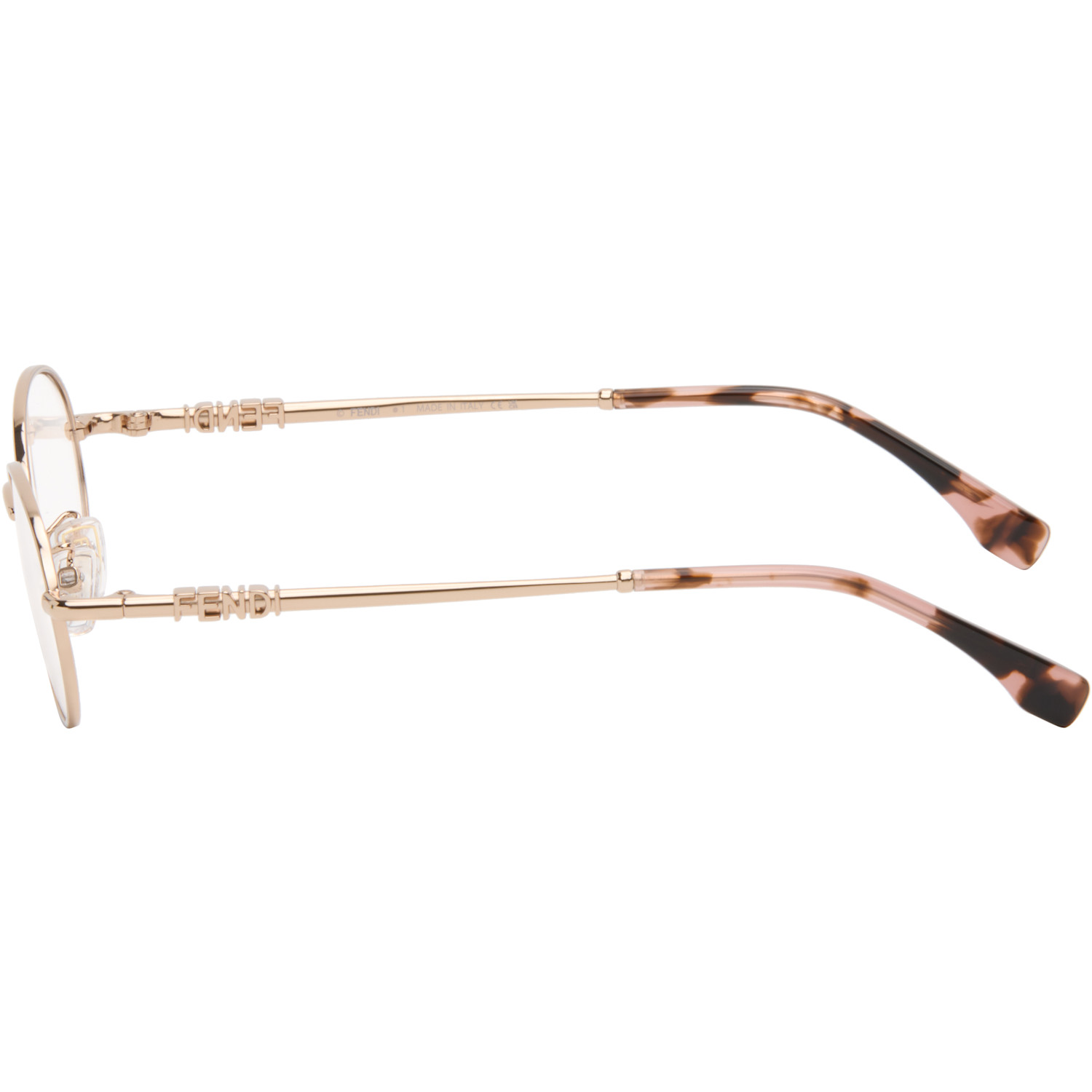  Fendi Gold Fendigraphy Glasses 