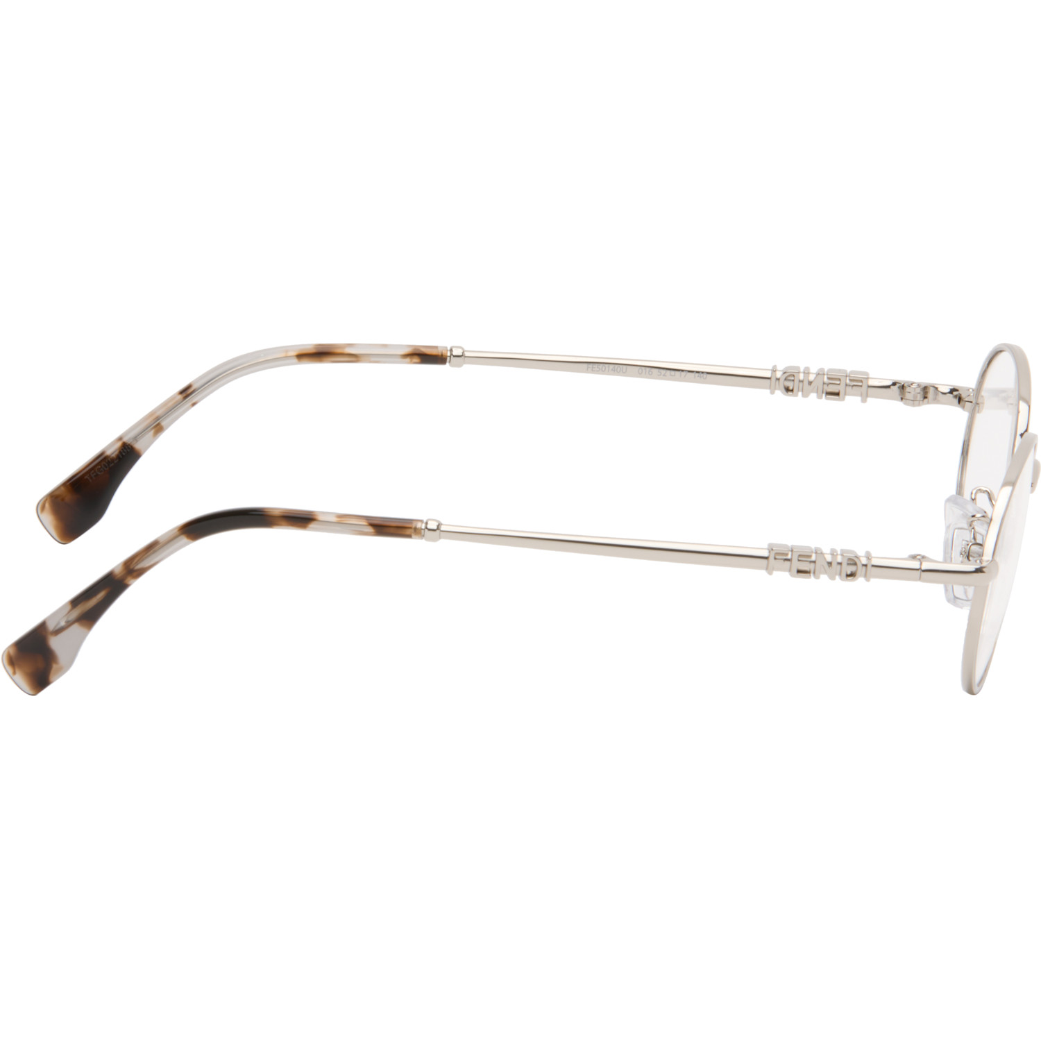  Fendi Silver Fendigraphy Glasses 