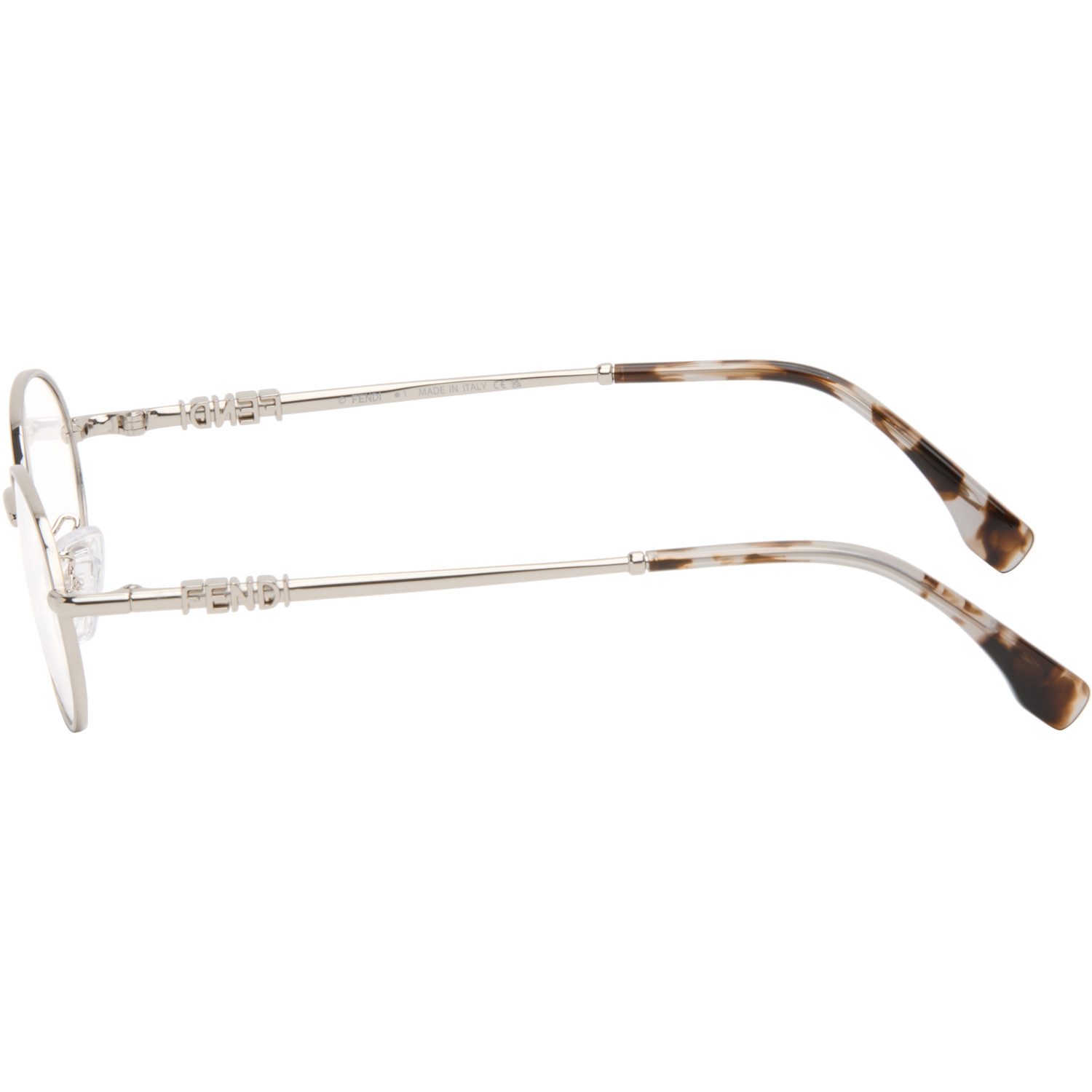  Fendi Silver Fendigraphy Glasses 
