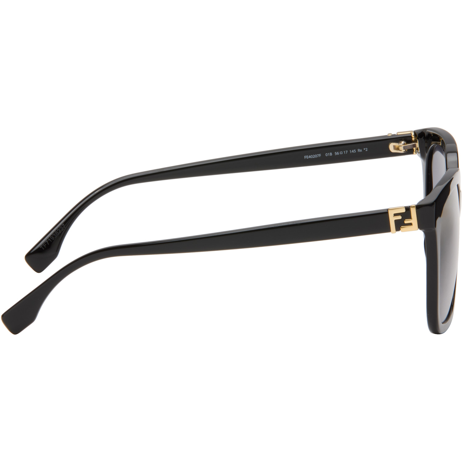  Fendi Black Square Sunglasses 