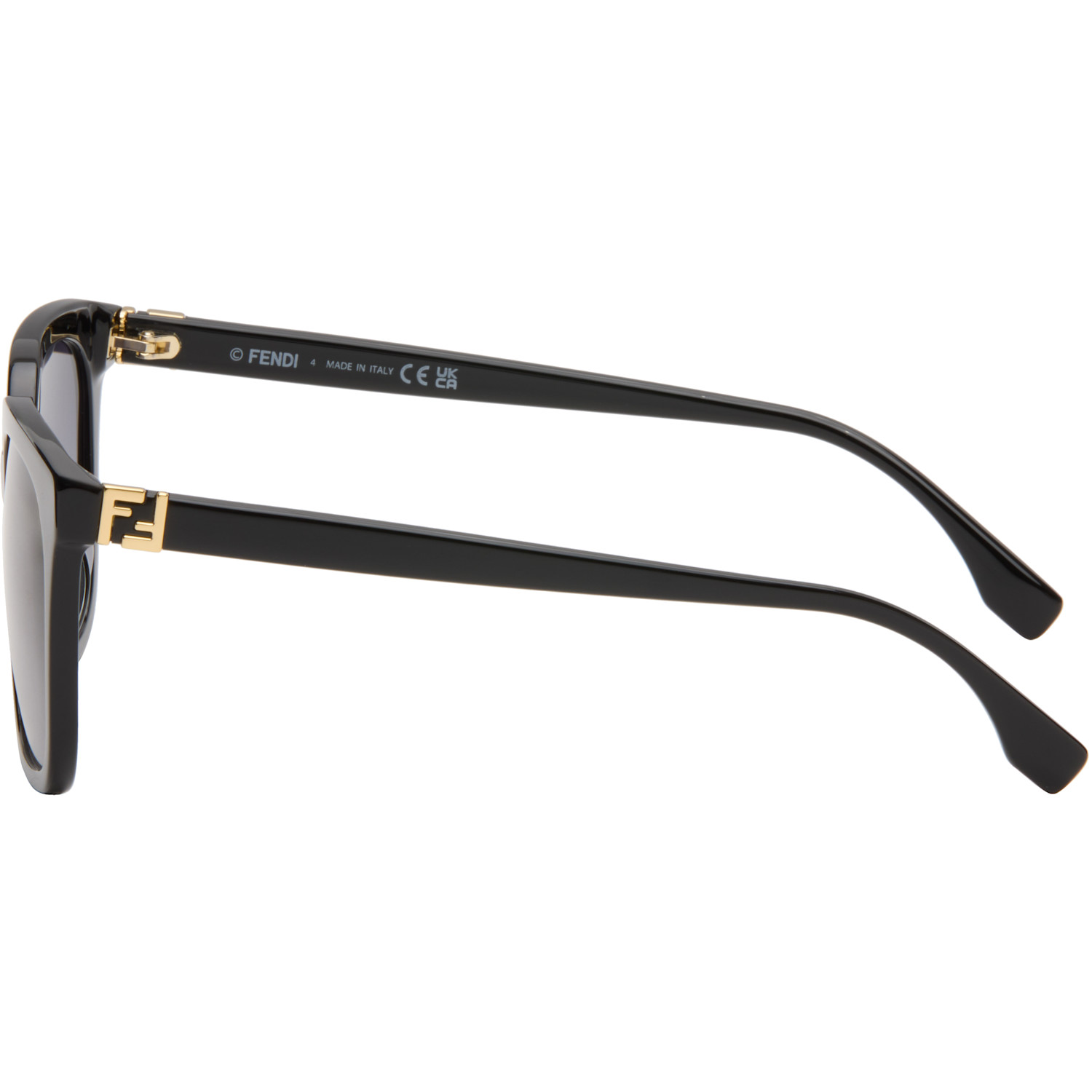  Fendi Black Square Sunglasses 