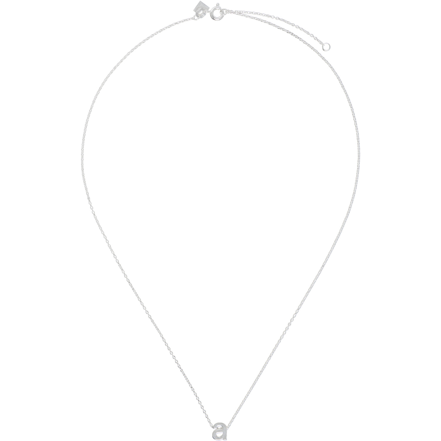 Le Gramme Alphabet 'A' Necklace