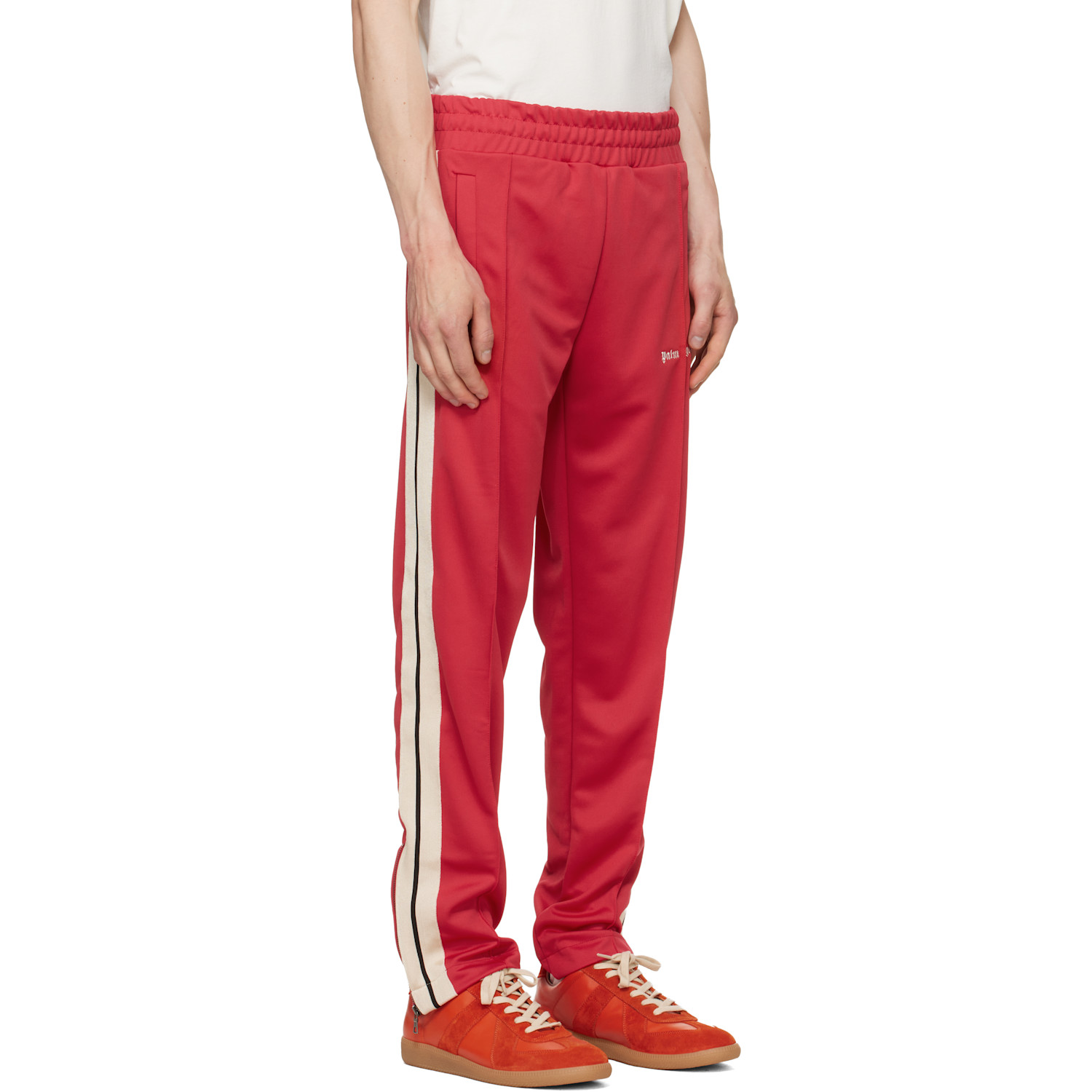  Palm Angels Red Classic Logo Track Pants 