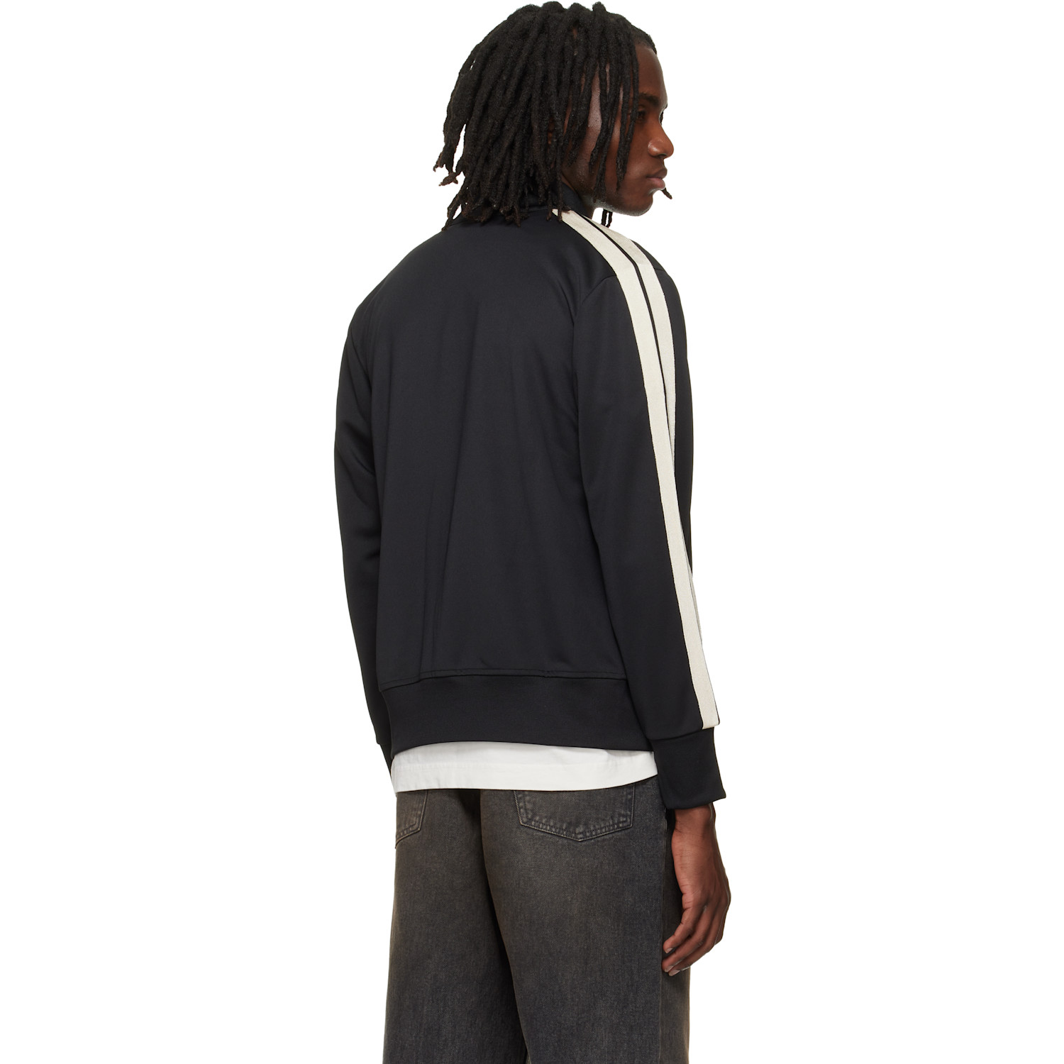  Palm Angels Black Classic Logo Track Jacket 