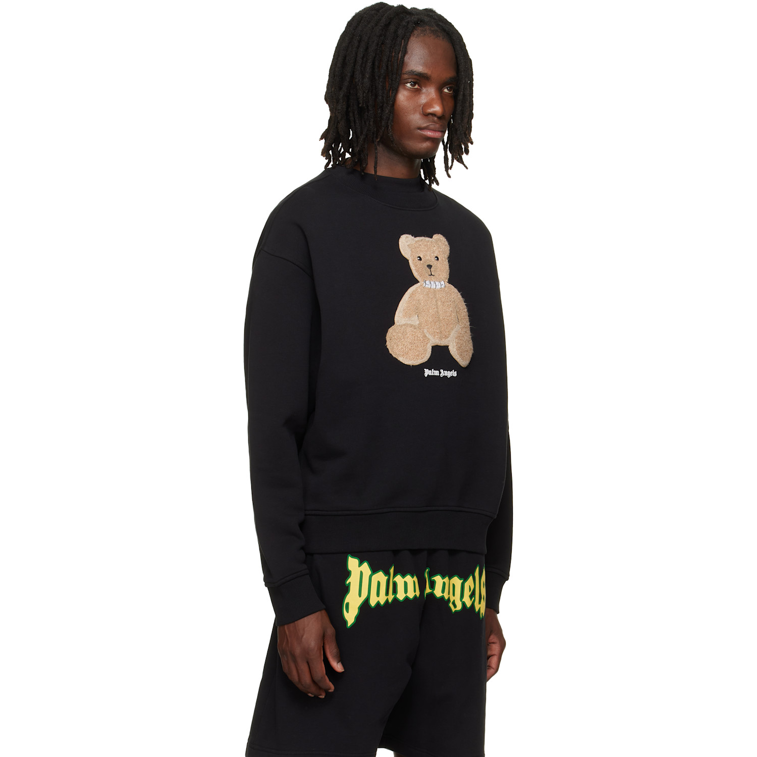 Palm Angels Black Bear Sweatshirt 