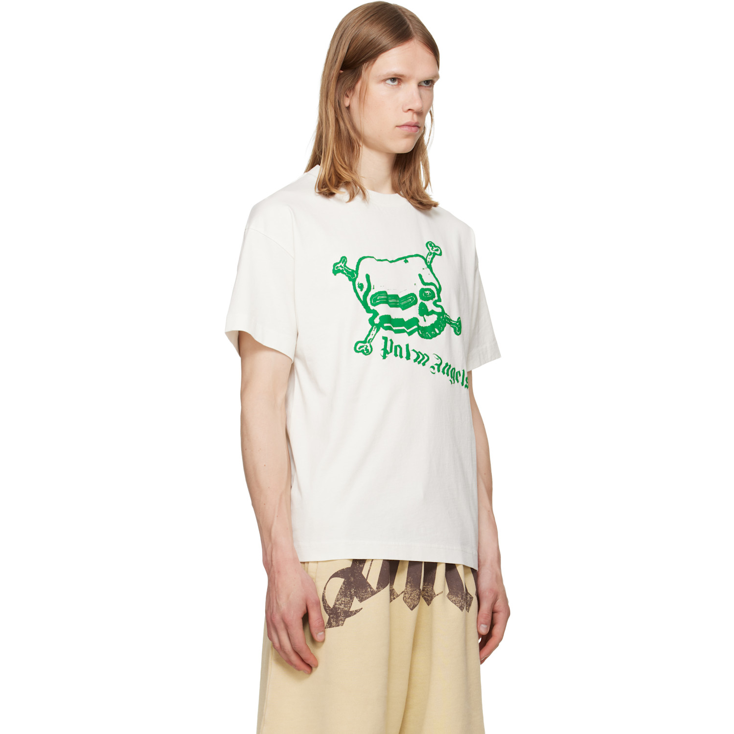  Palm Angels Off-white Skull T-shirt 