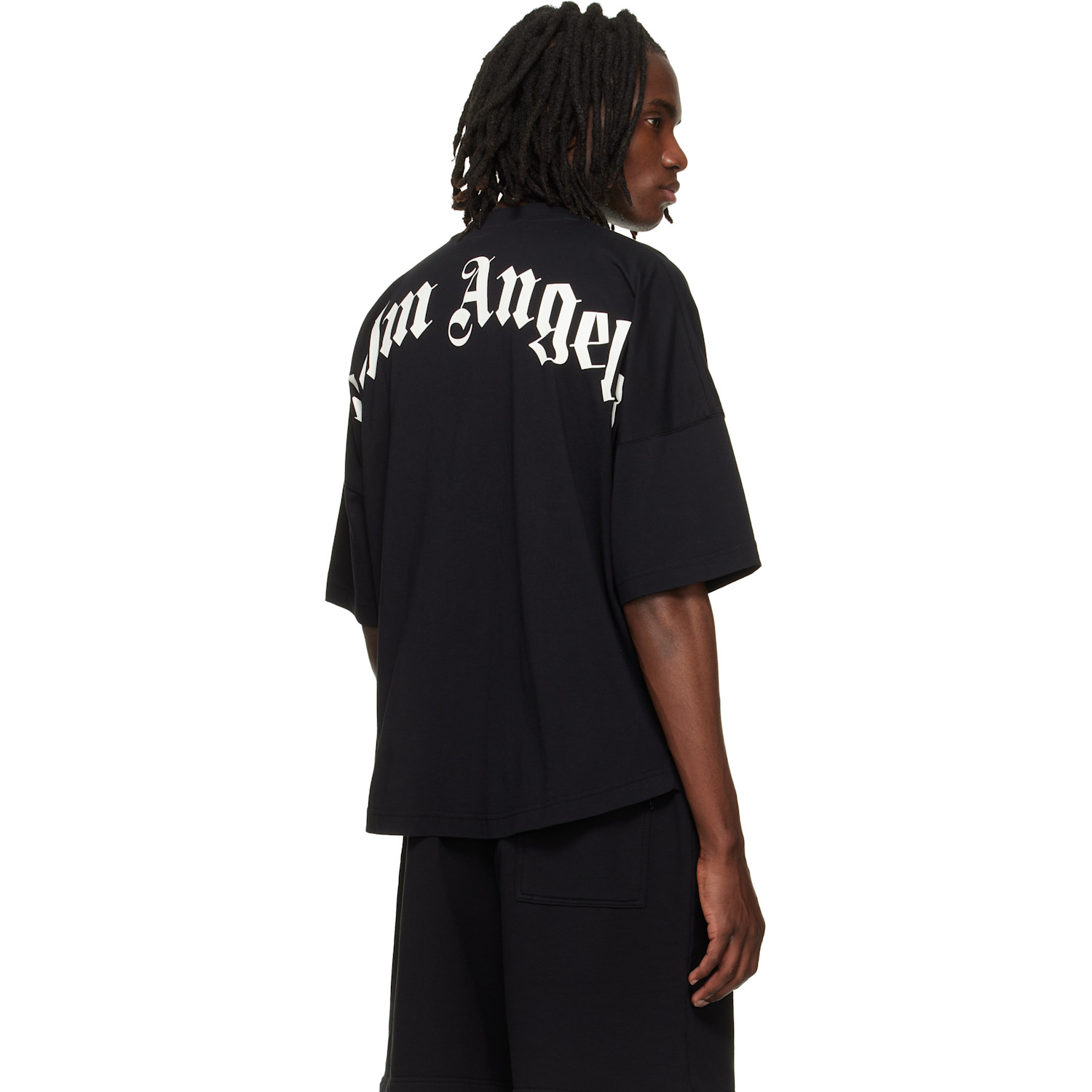  Palm Angels Black Classic Logo Over T-shirt 