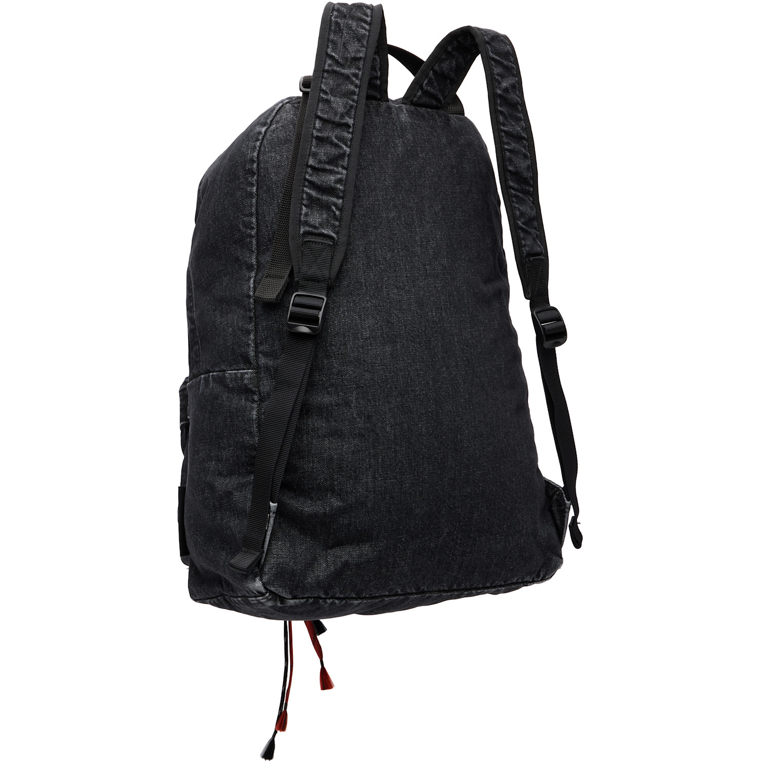 Song For The Mute Black Overdyed Denim Backpack 