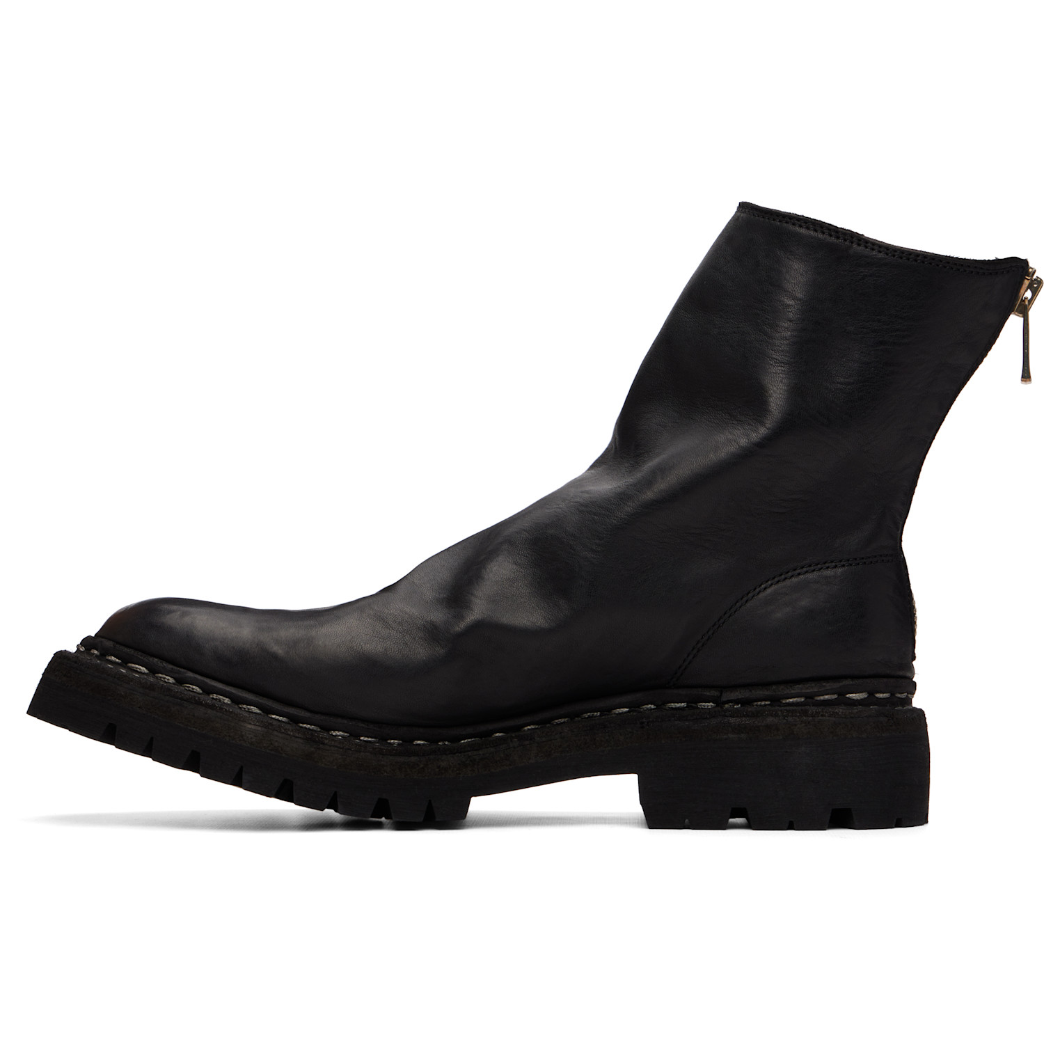  Guidi Black Soft Horse Leather 796 Boots 
