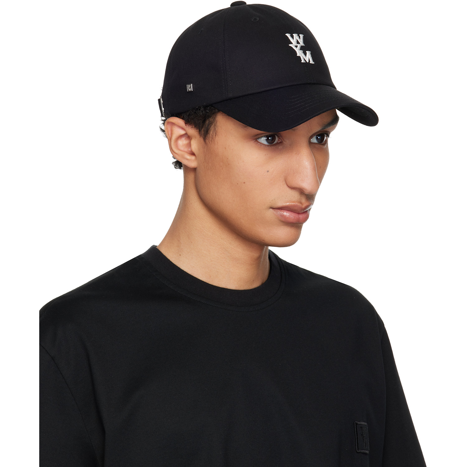  Wooyoungmi Black Logo Ball Cap 