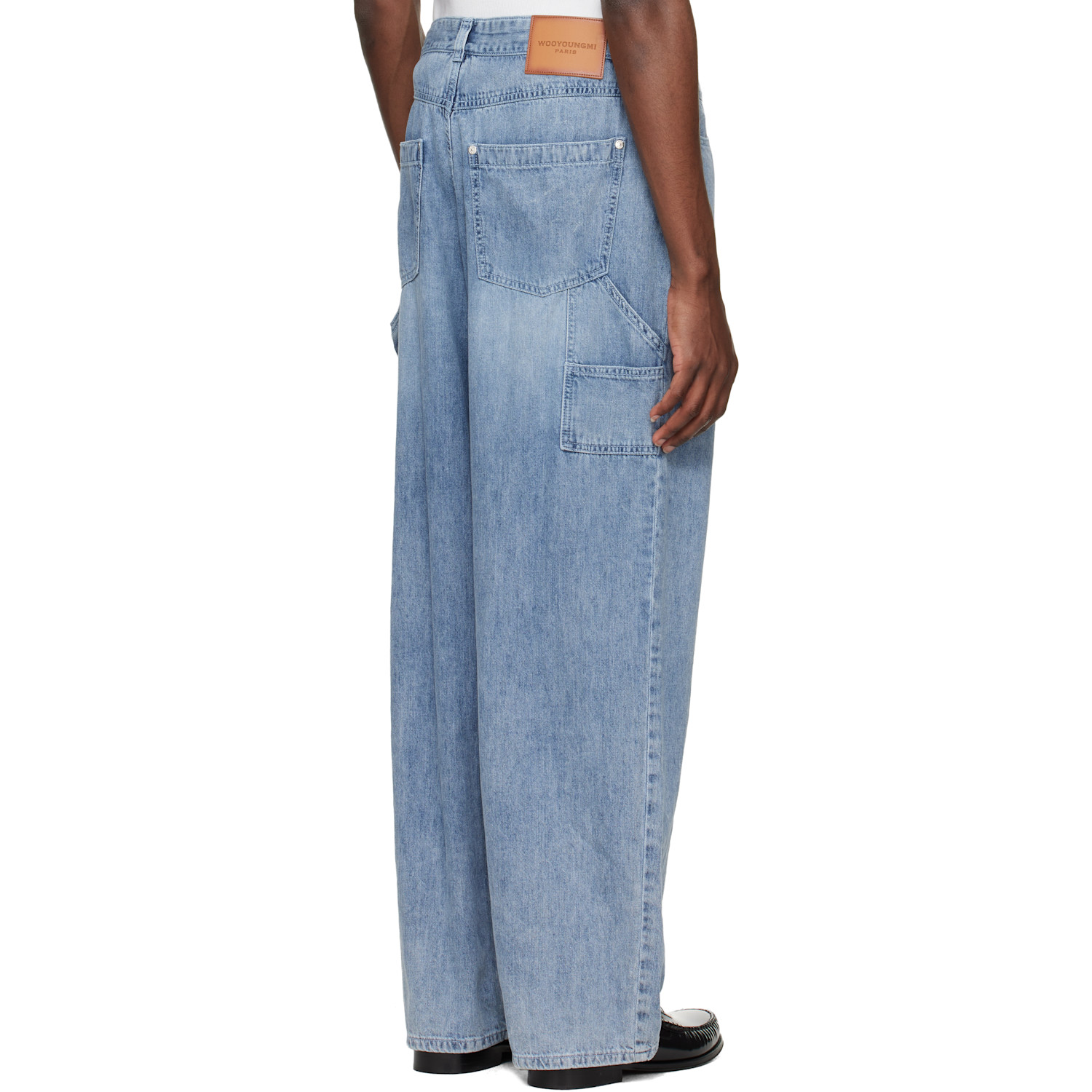  Wooyoungmi Blue Lightweight Denim Jeans 