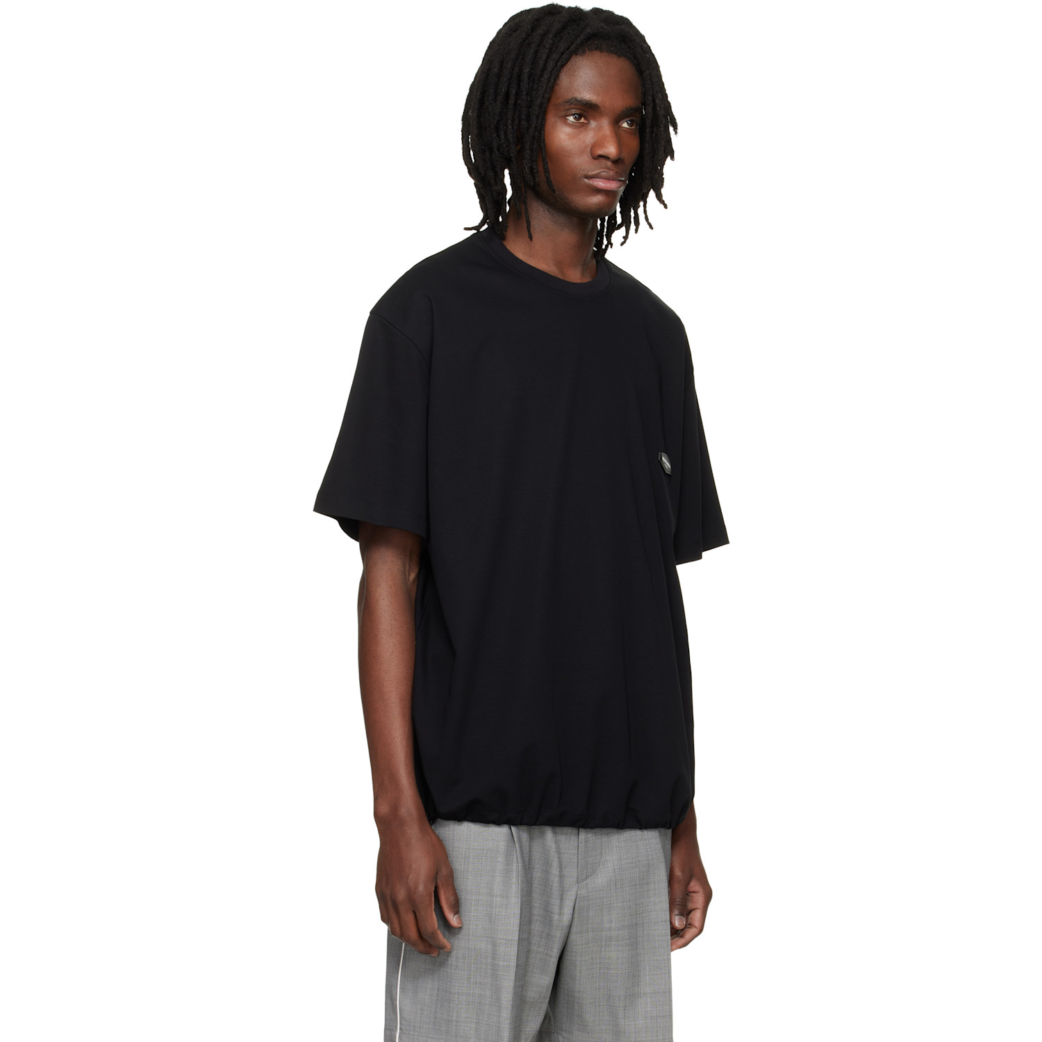  Wooyoungmi Black String T-shirt 