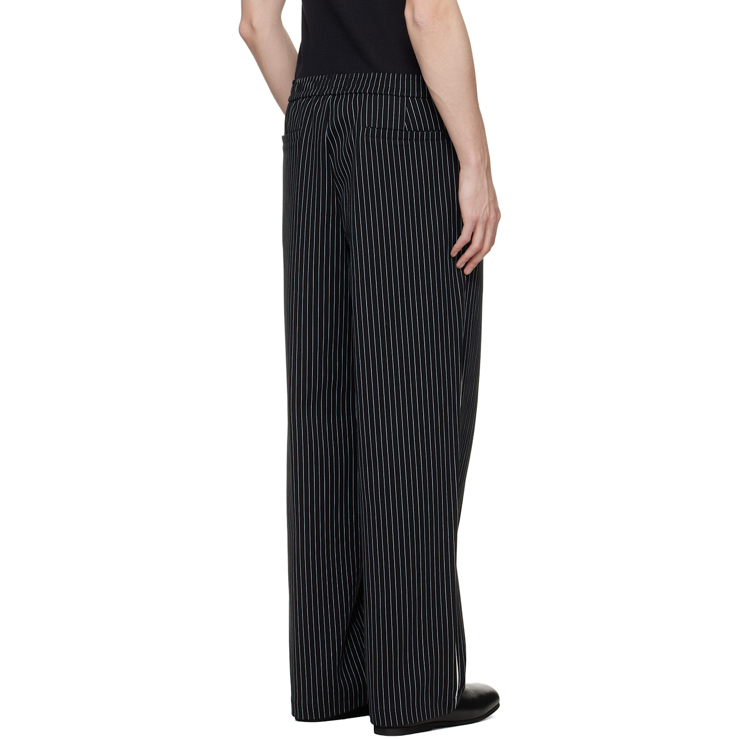  Fred Perry Black Kris Van Assche Edition Pinstripe Track Pants 