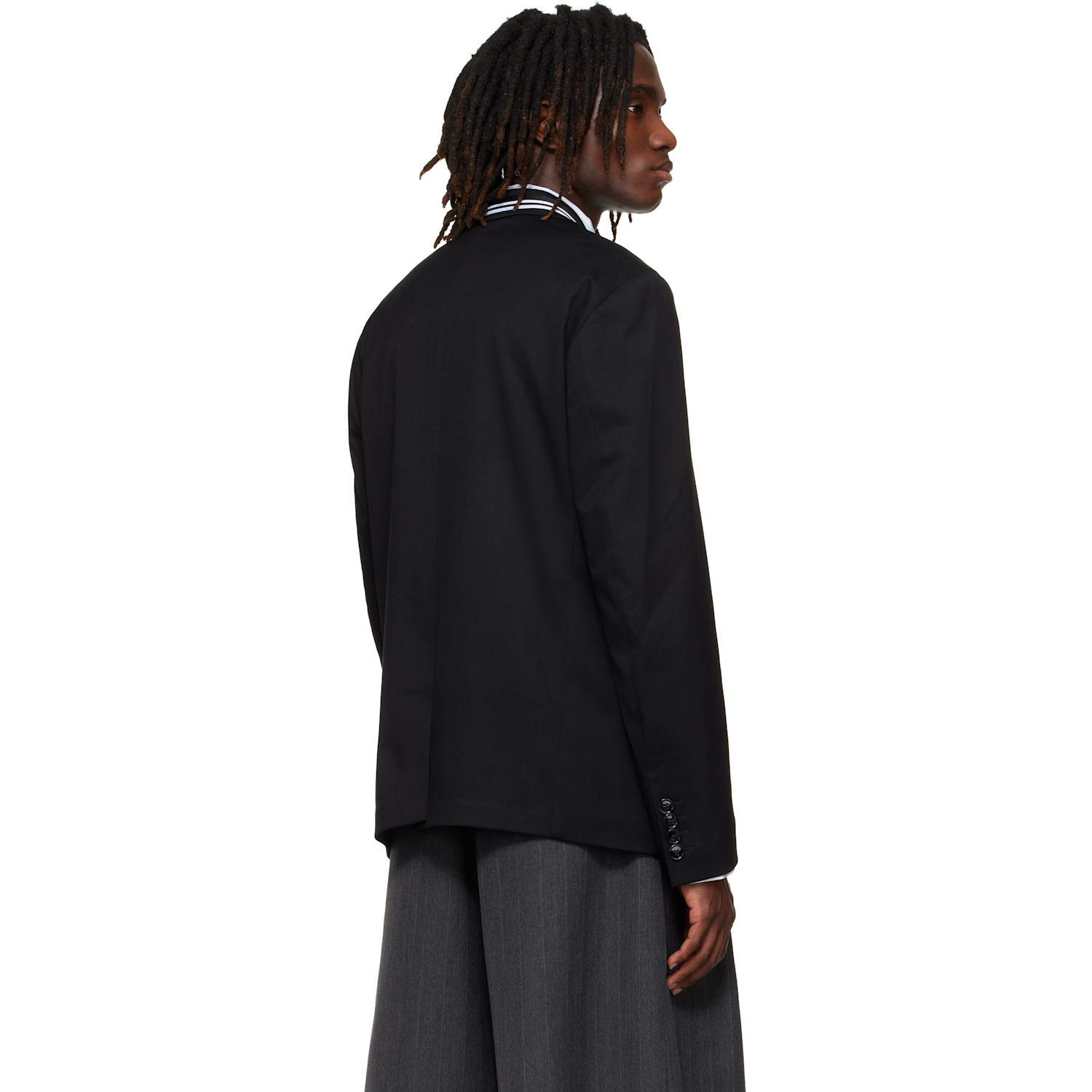  Fred Perry Black Kris Van Assche Edition Casual Blazer 