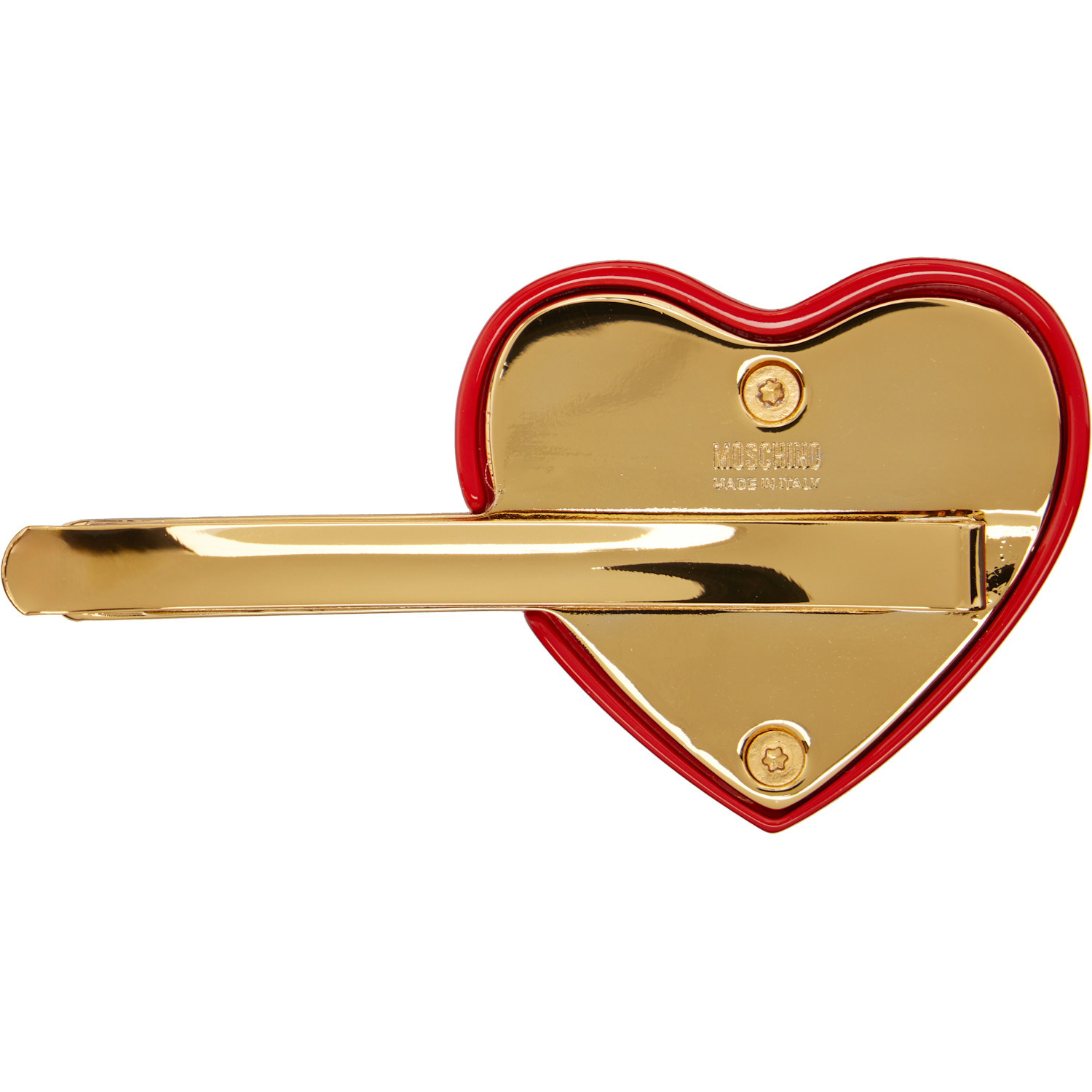  Moschino Red Heart Hair Clip 