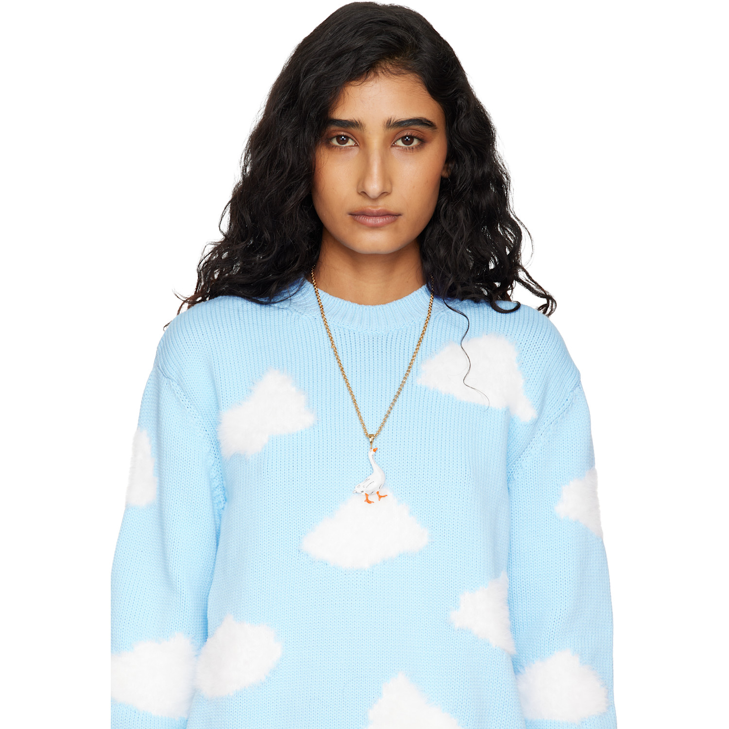  Moschino Goose Necklace 