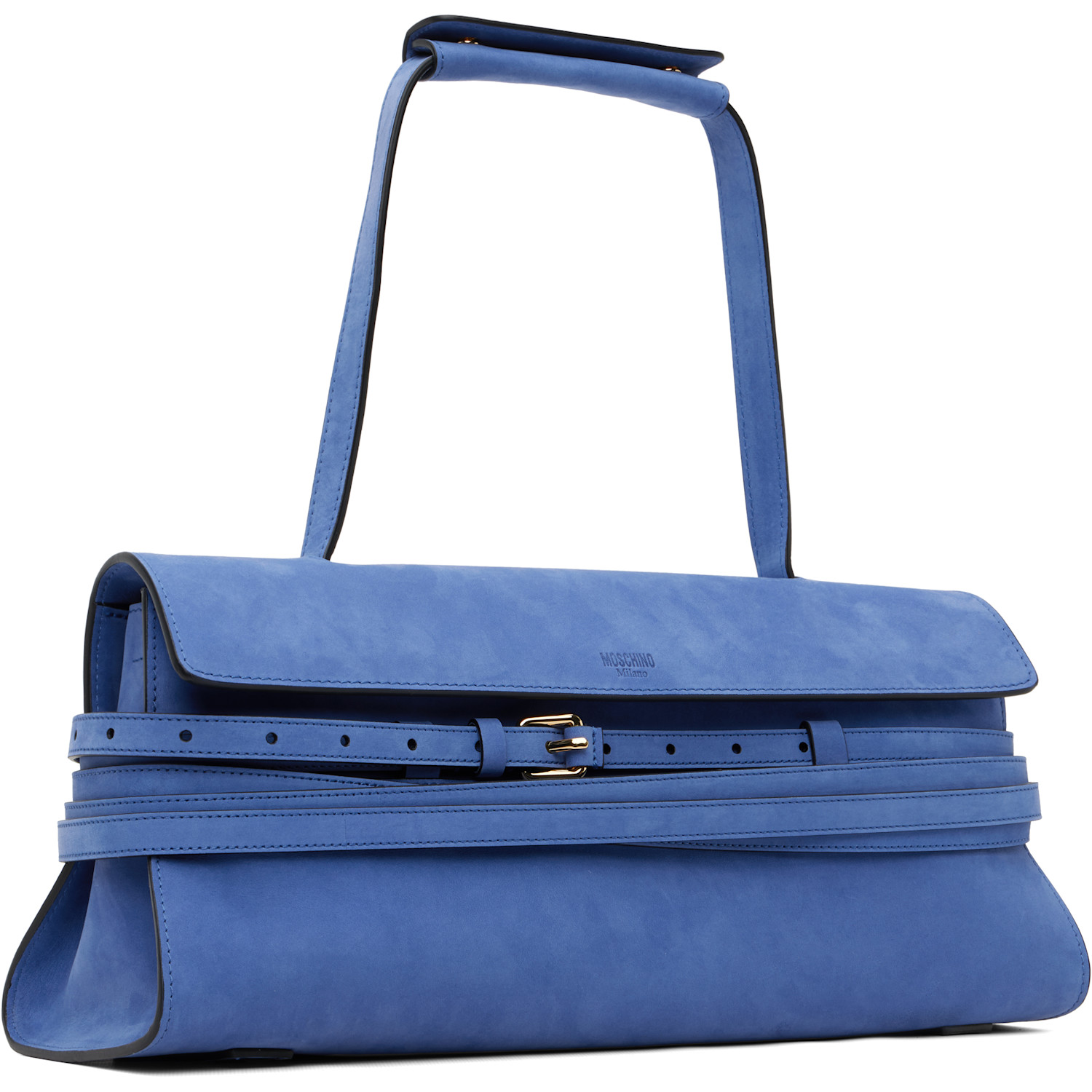  Moschino Blue 'tie Me' Shoulder Bag 