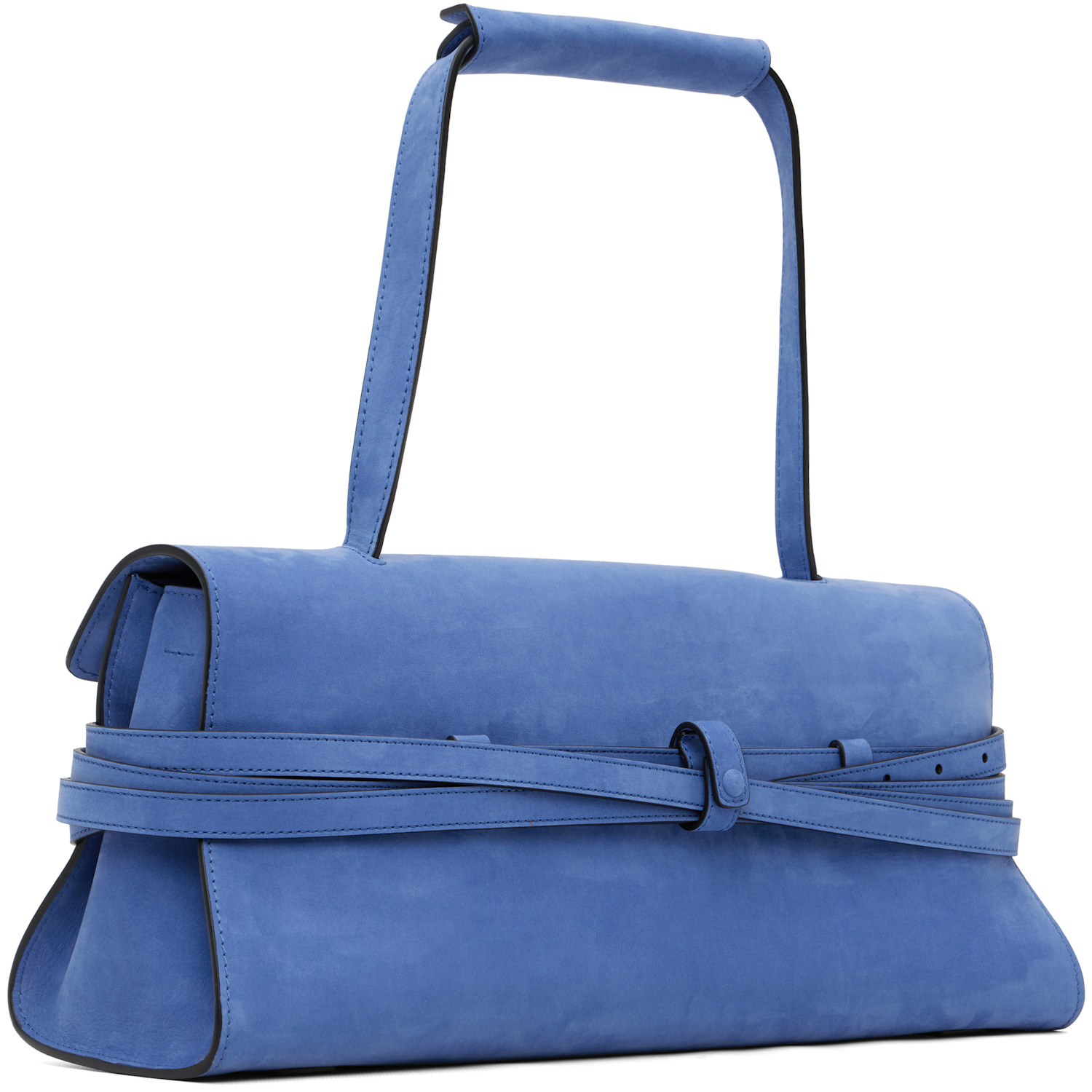  Moschino Blue 'tie Me' Shoulder Bag 