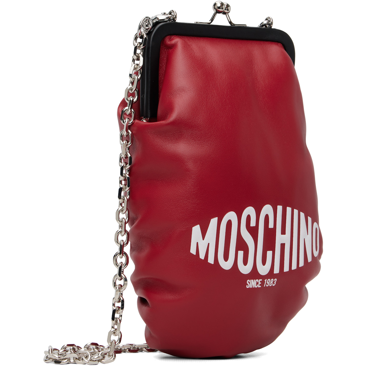  Moschino Red Boxing Gloves Bag 