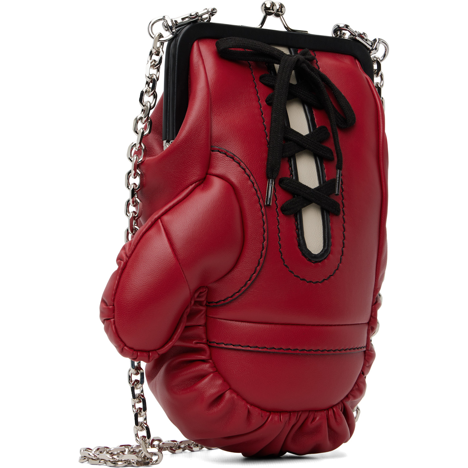  Moschino Red Boxing Gloves Bag 