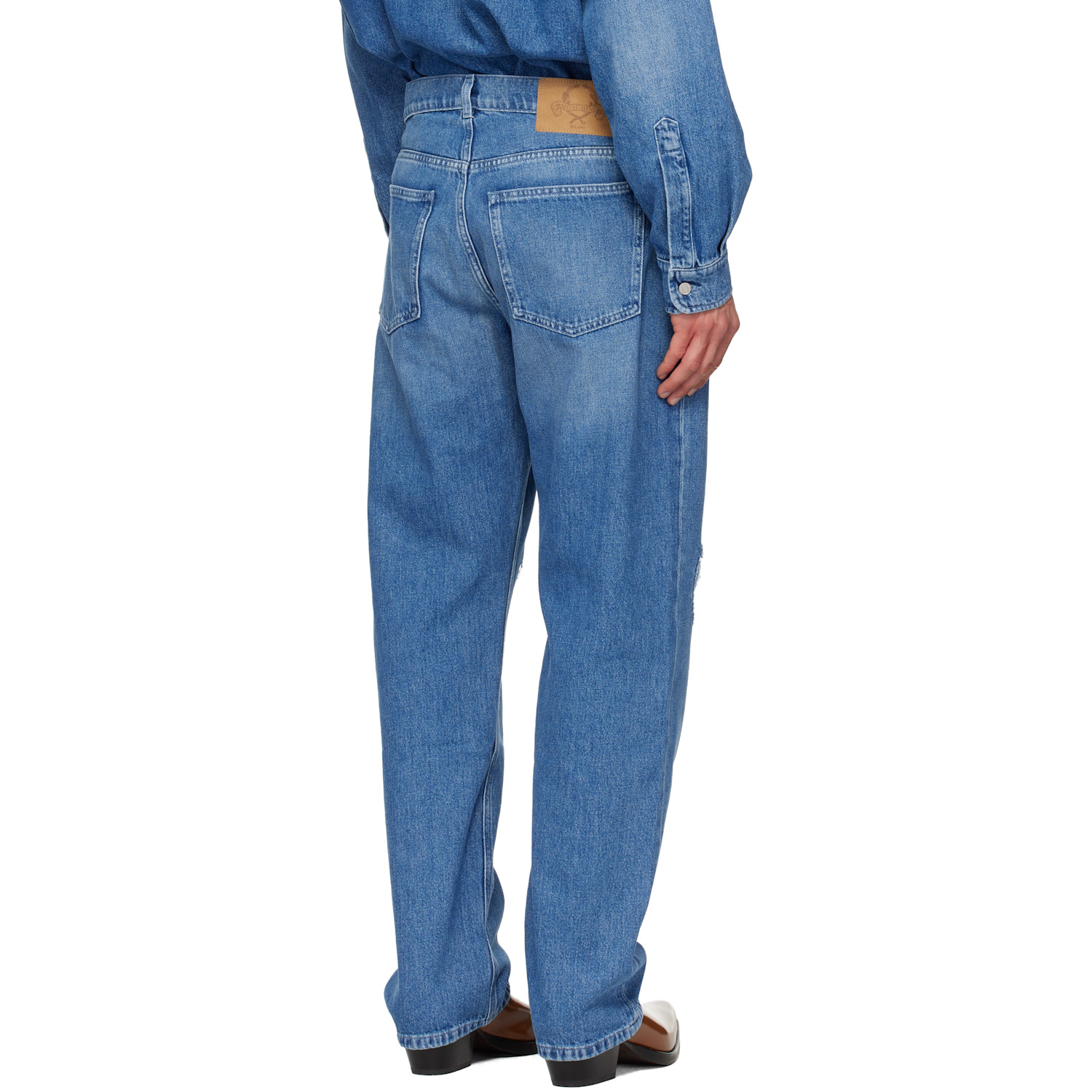  Moschino Blue Heart Jeans 