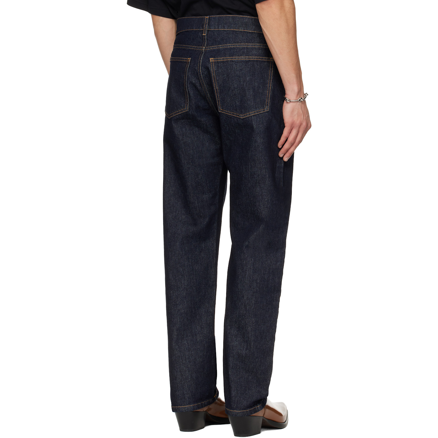  Moschino Navy 'moschino Tape' Jeans 