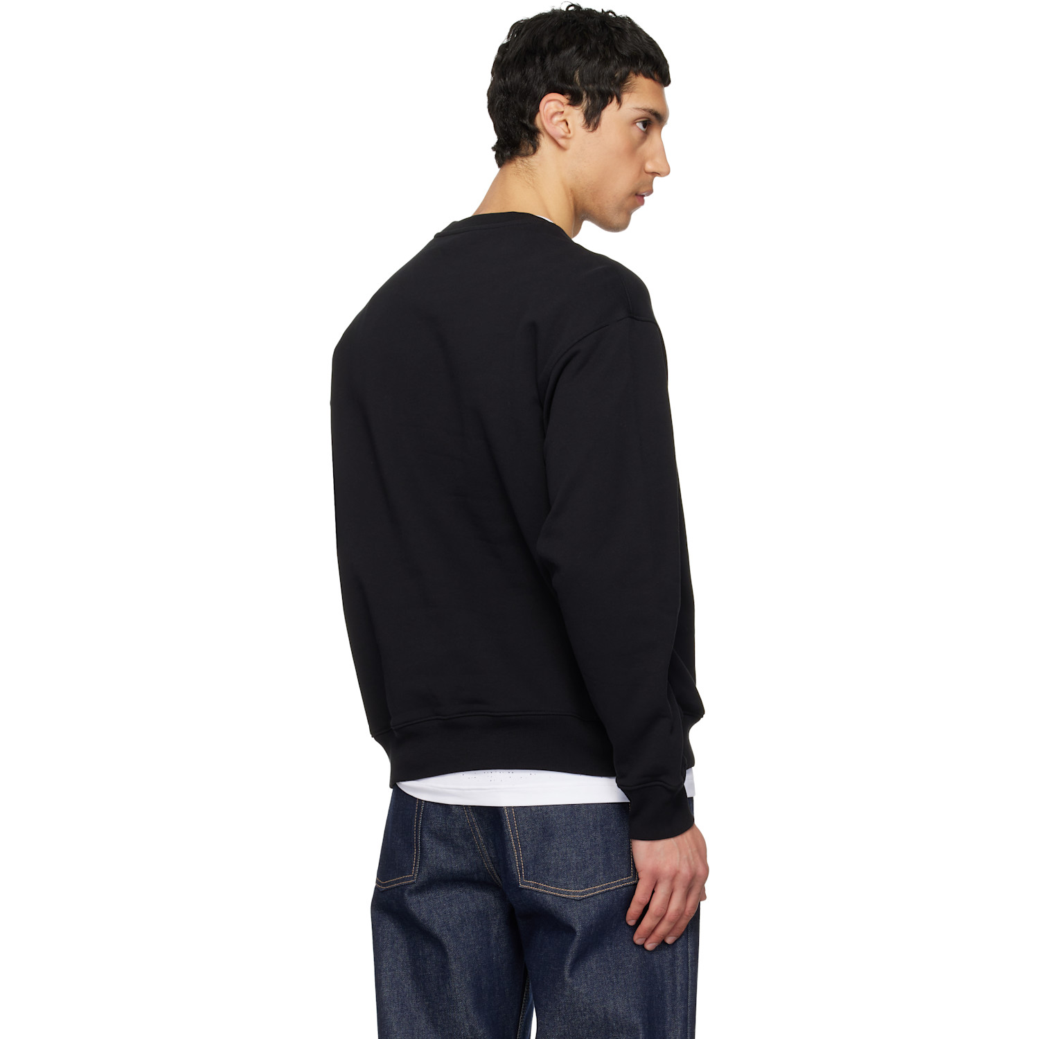  Moschino Black Logo Sport Sweatshirt 