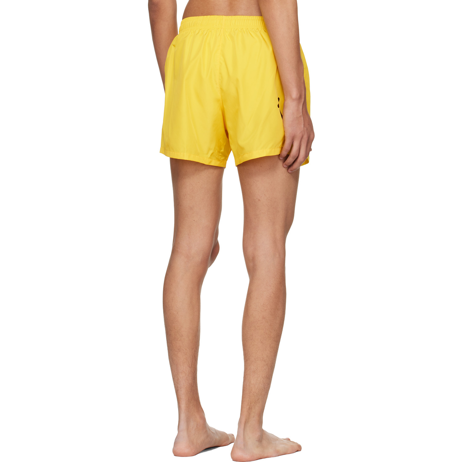  Moschino Yellow Smiley Swim Shorts 