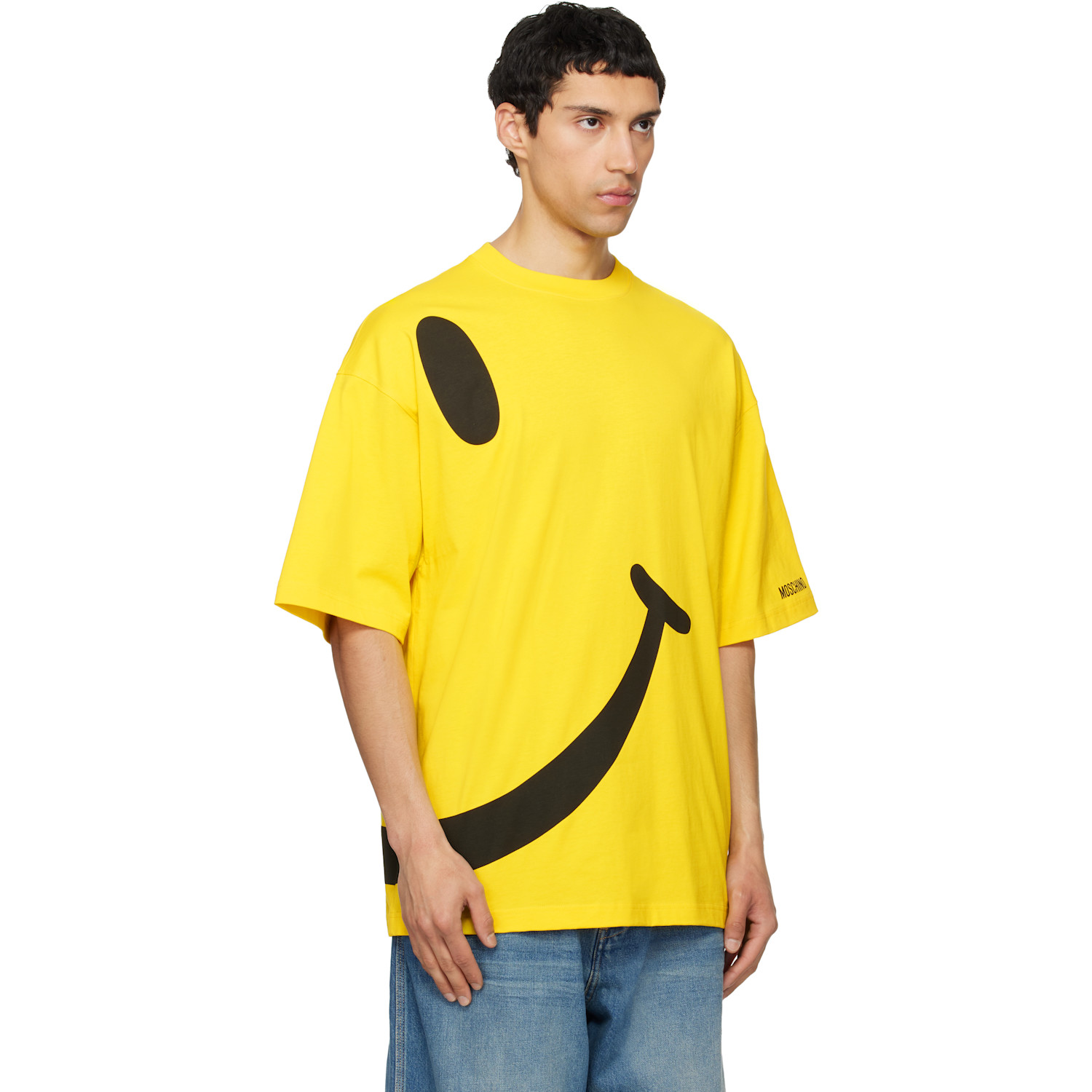  Moschino Yellow Smiley T-shirt 