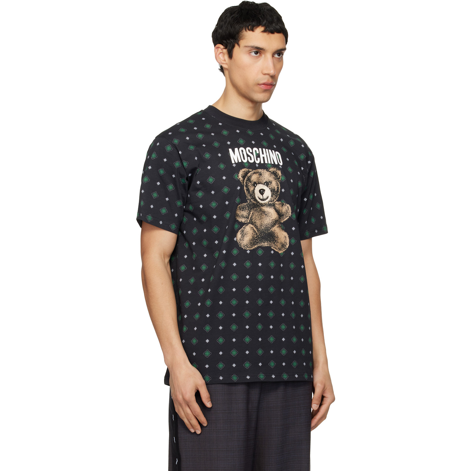  Moschino Black Teddy T-shirt 