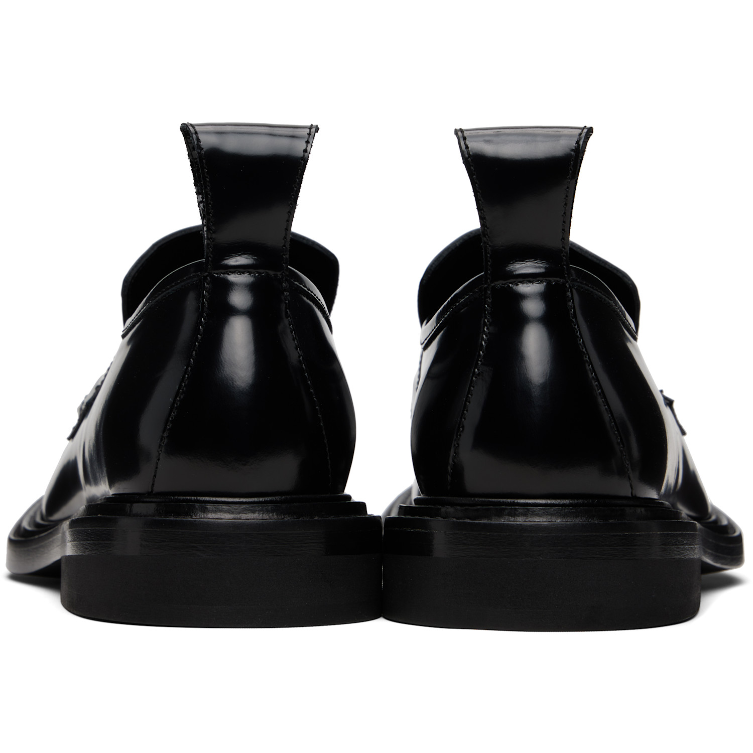 Moschino Black Oliver Loafers 
