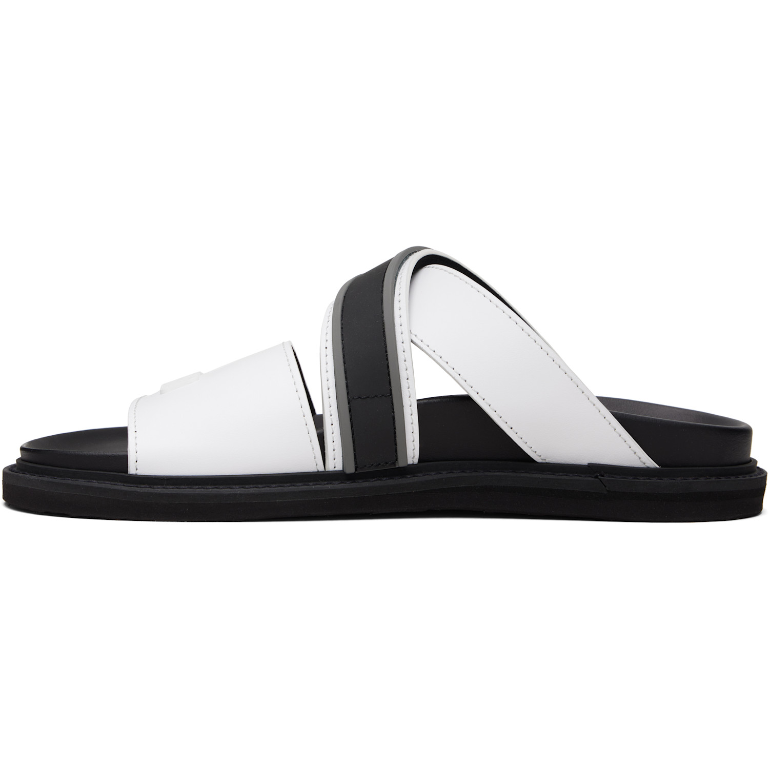  Moschino White Sporty Sandals 