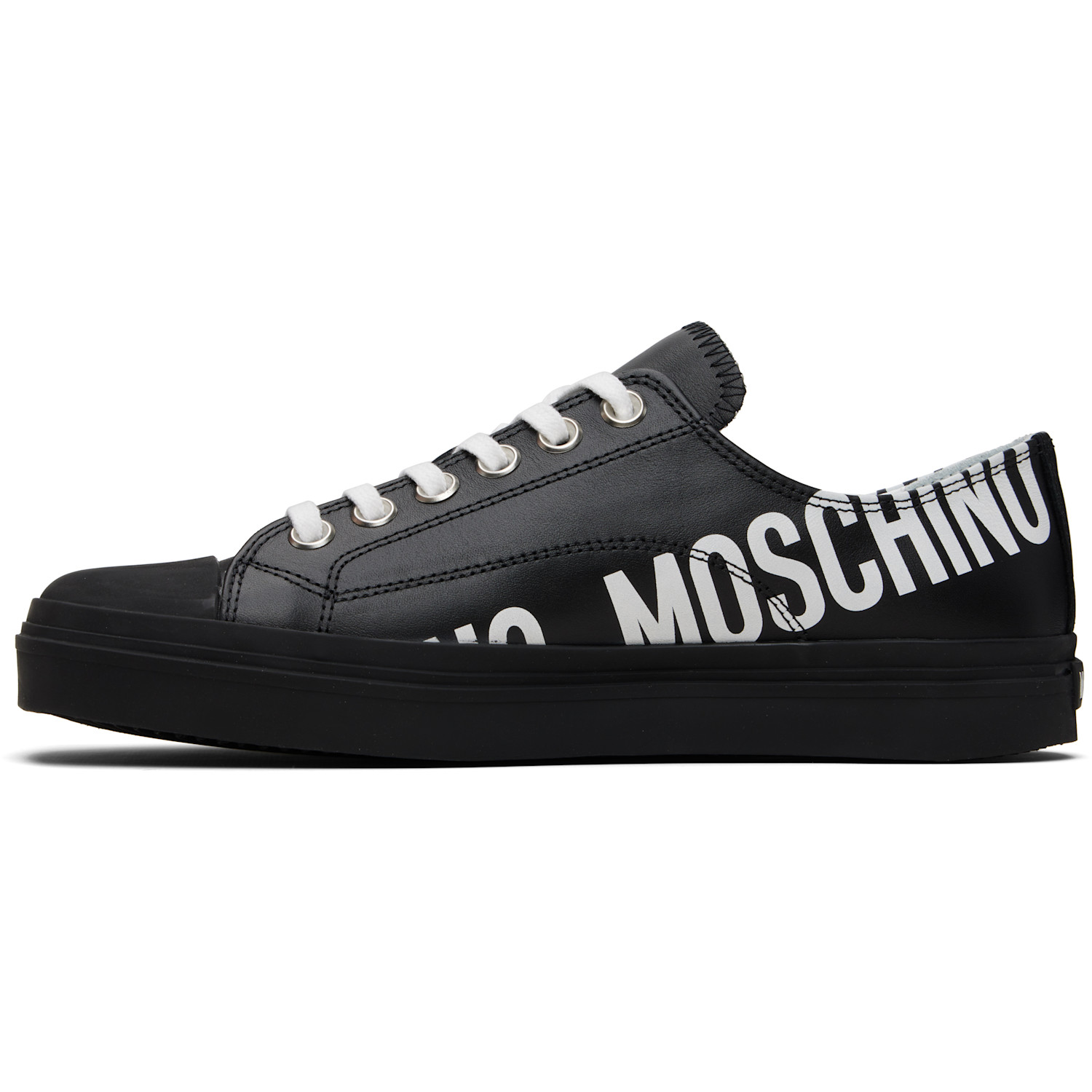  Moschino Black Logo Sneakers 