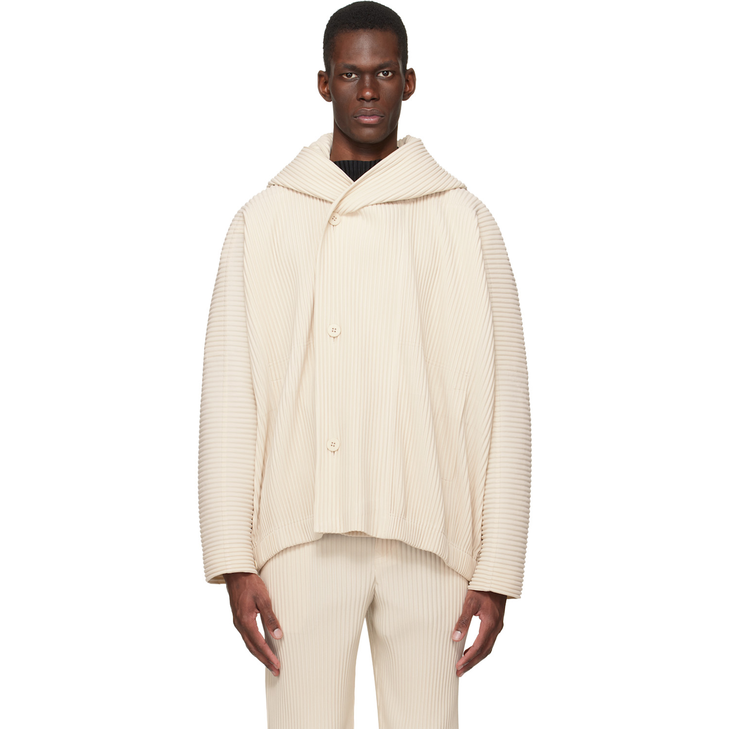 HOMME PLISSÉ ISSEY MIYAKE Beige Monthly Colors March Jacket