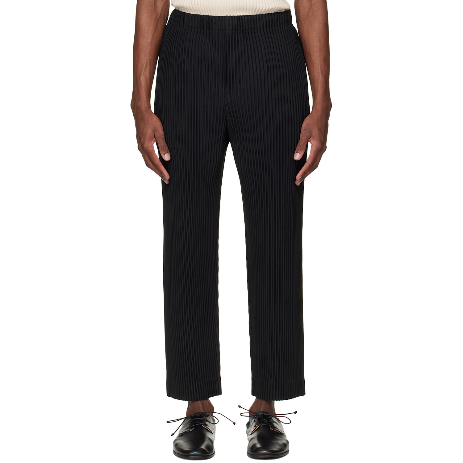 HOMME PLISSÉ ISSEY MIYAKE Black Monthly Colors March Trousers