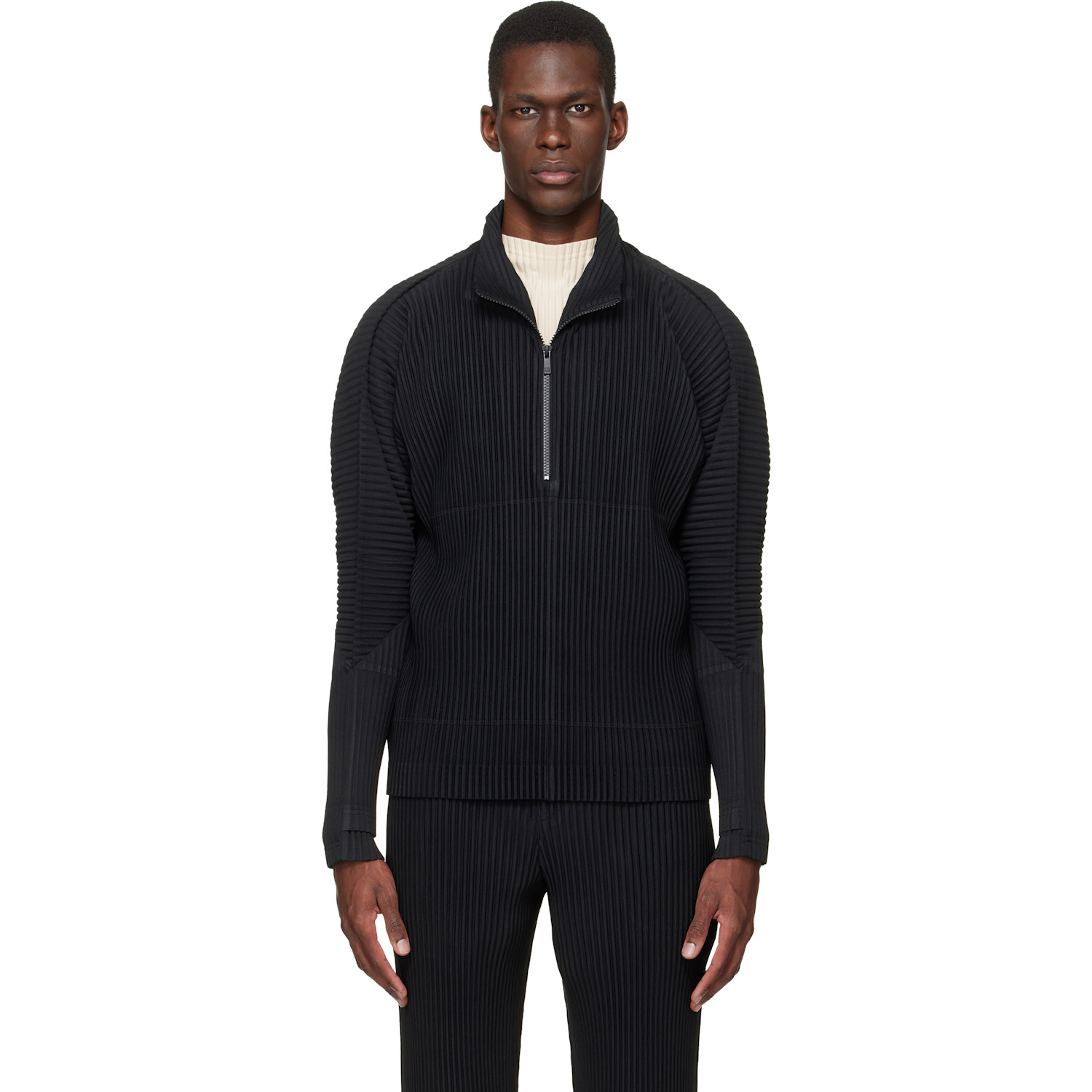 HOMME PLISSÉ ISSEY MIYAKE Black Monthly Colors March Sweater