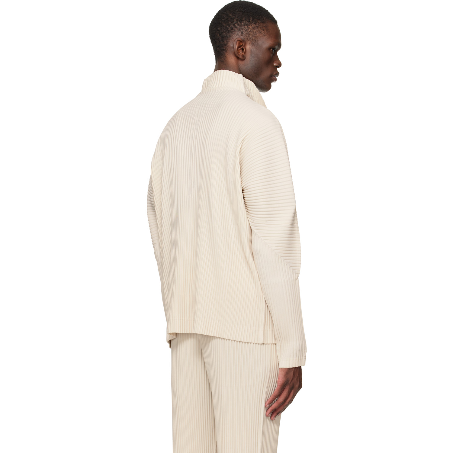  Homme Plissé Issey Miyake Beige Monthly Colors March Sweater 