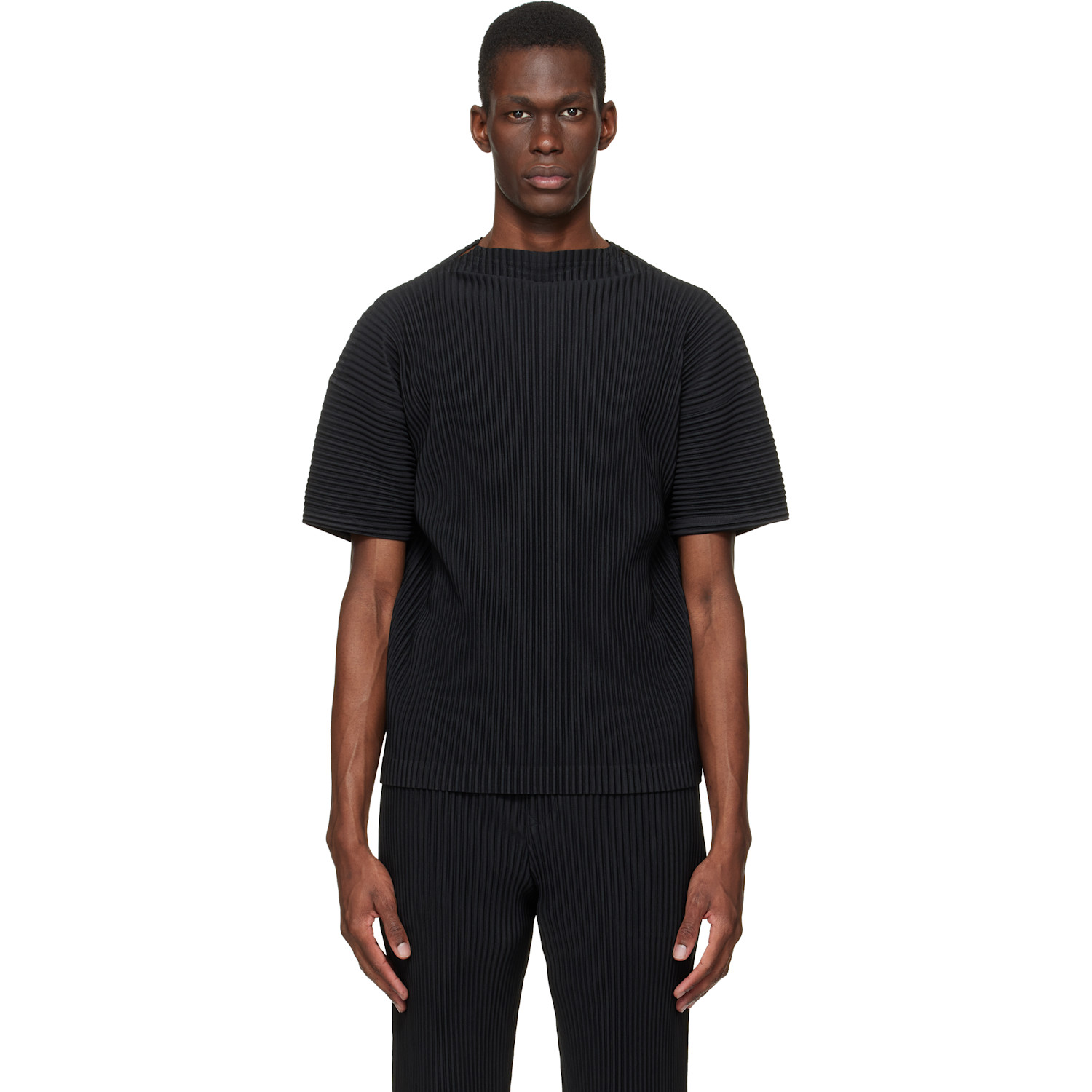HOMME PLISSÉ ISSEY MIYAKE Black Monthly Colors March T-shirt