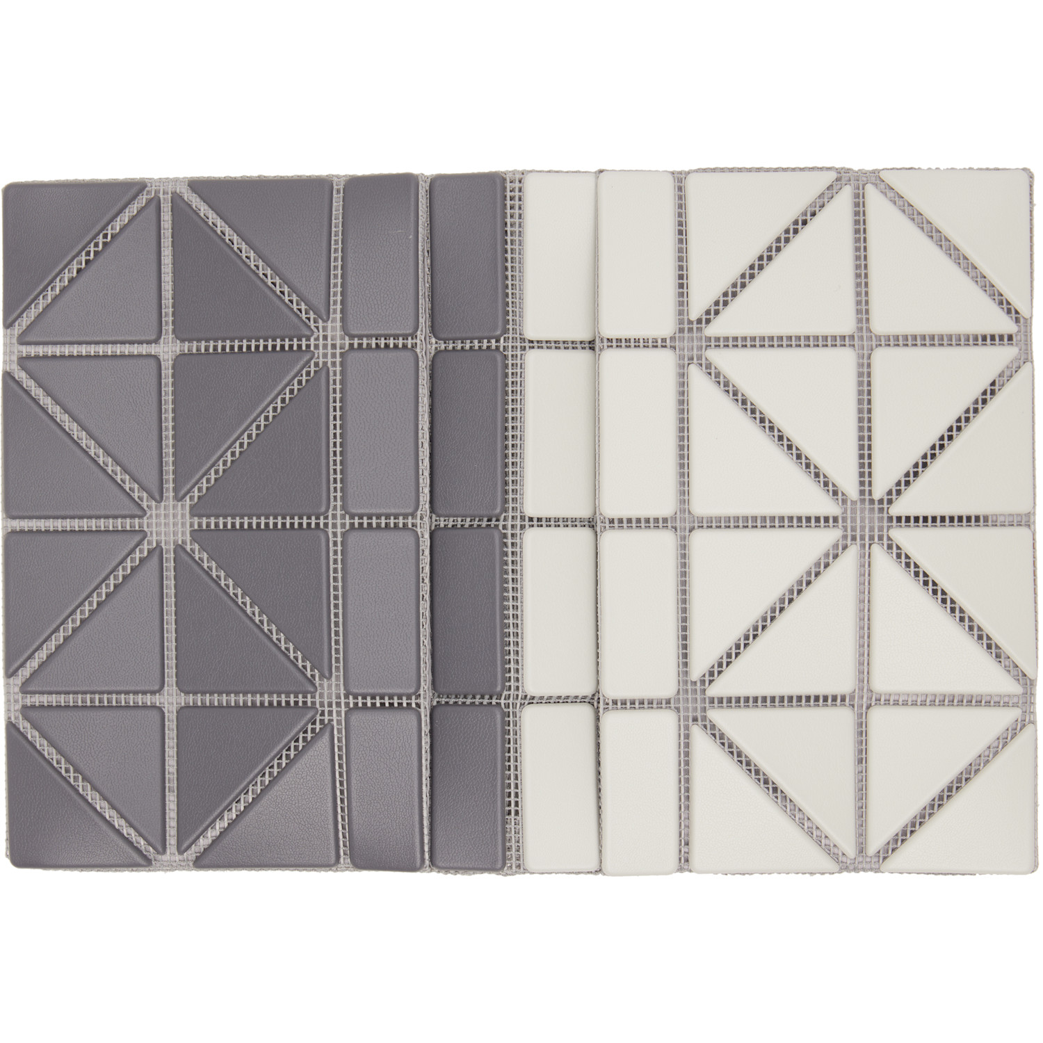  Bao Bao Issey Miyake Gray W Color Card Holder 