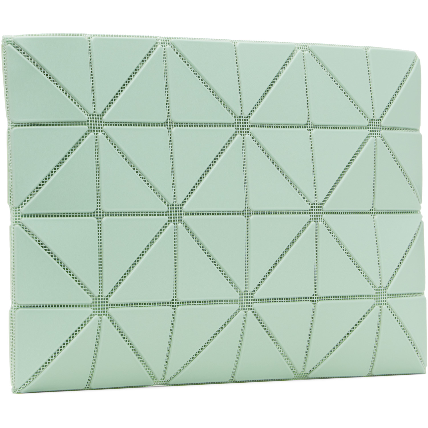  Bao Bao Issey Miyake Green Lucent W Color Pouch 