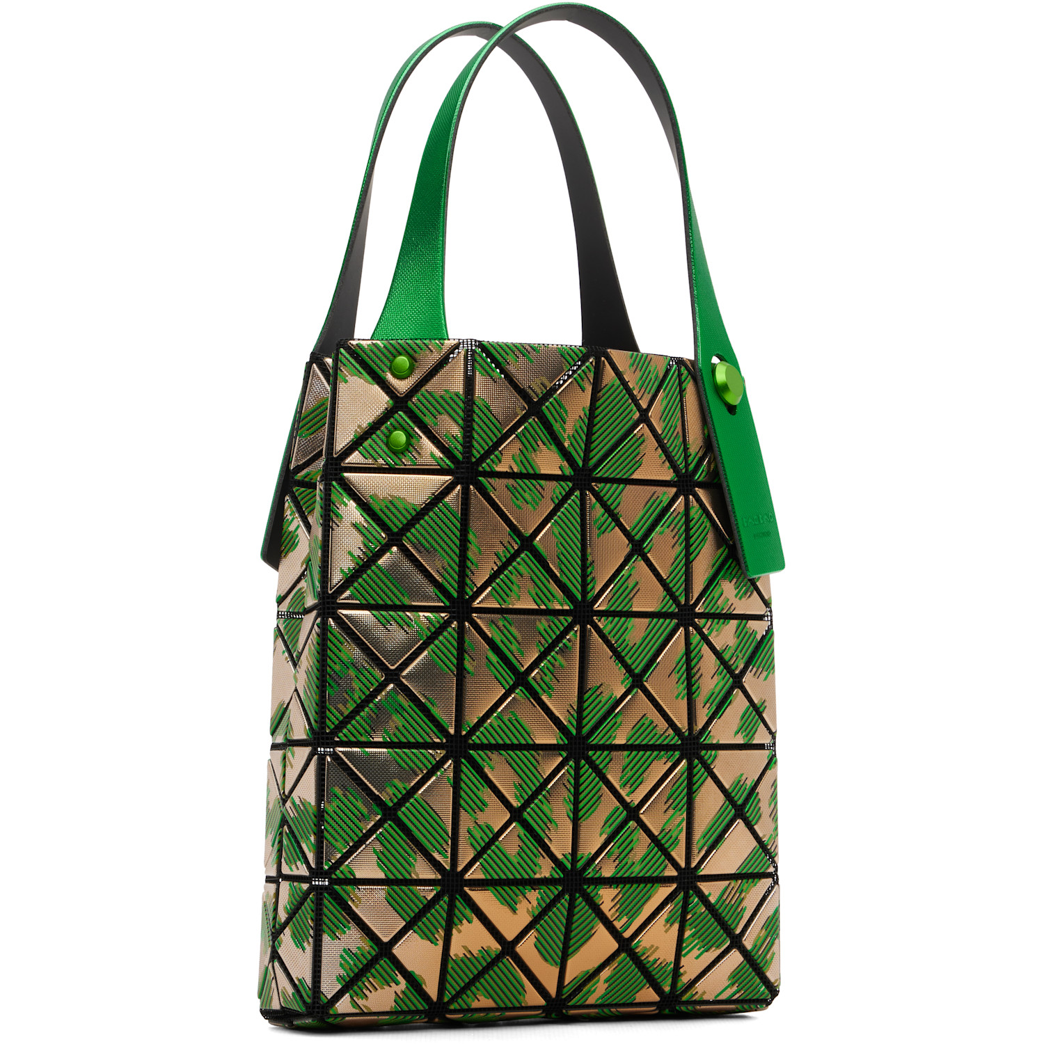  Bao Bao Issey Miyake Green Chimera Bag 