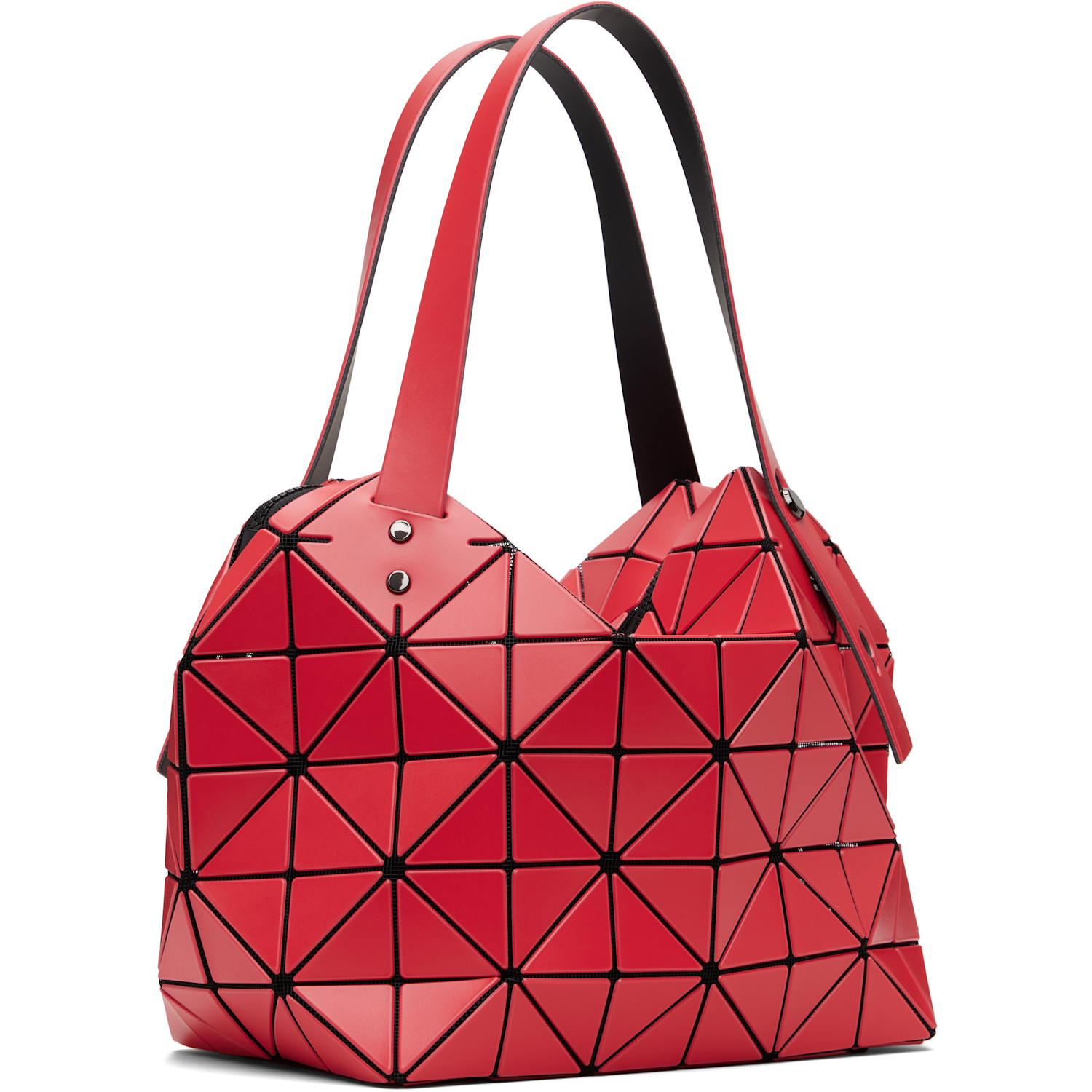  Bao Bao Issey Miyake Red Boston Hand Bag 