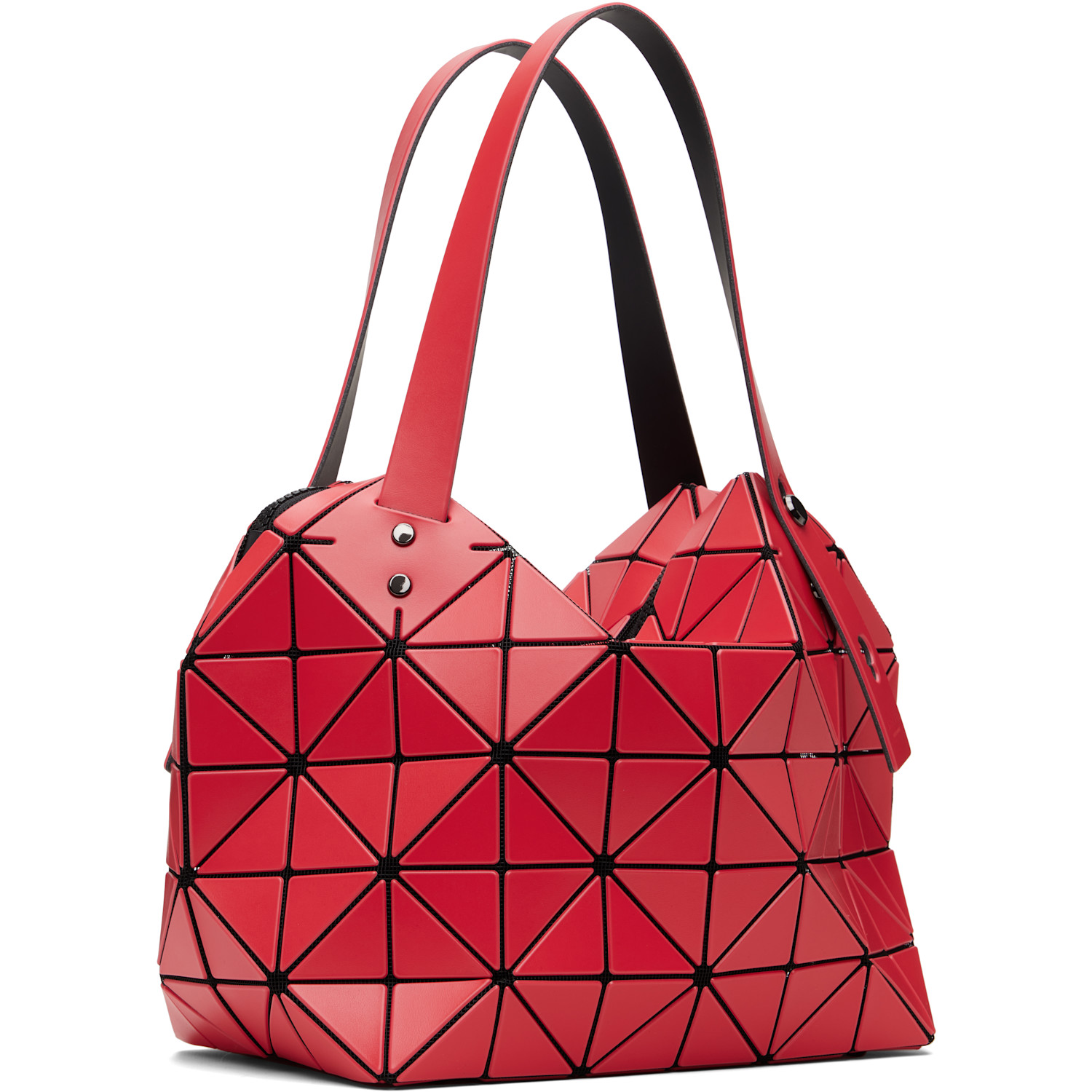  Bao Bao Issey Miyake Red Boston Hand Bag 