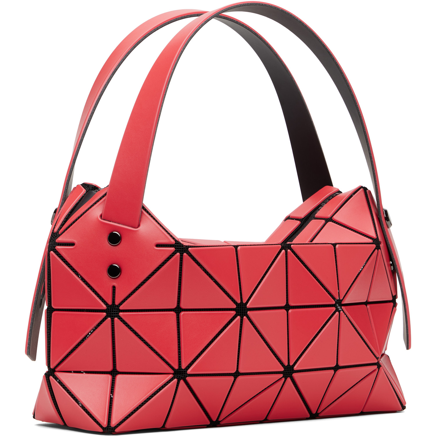  Bao Bao Issey Miyake Red Boston Small Hand Bag 