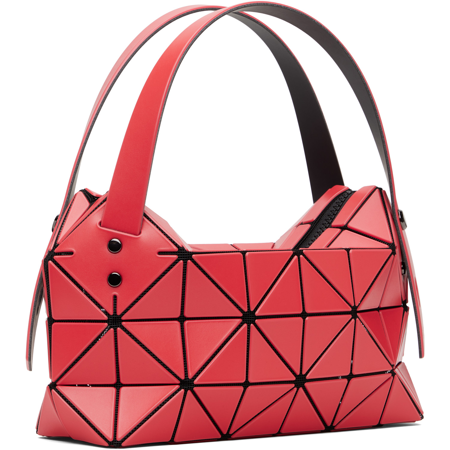  Bao Bao Issey Miyake Red Boston Small Hand Bag 