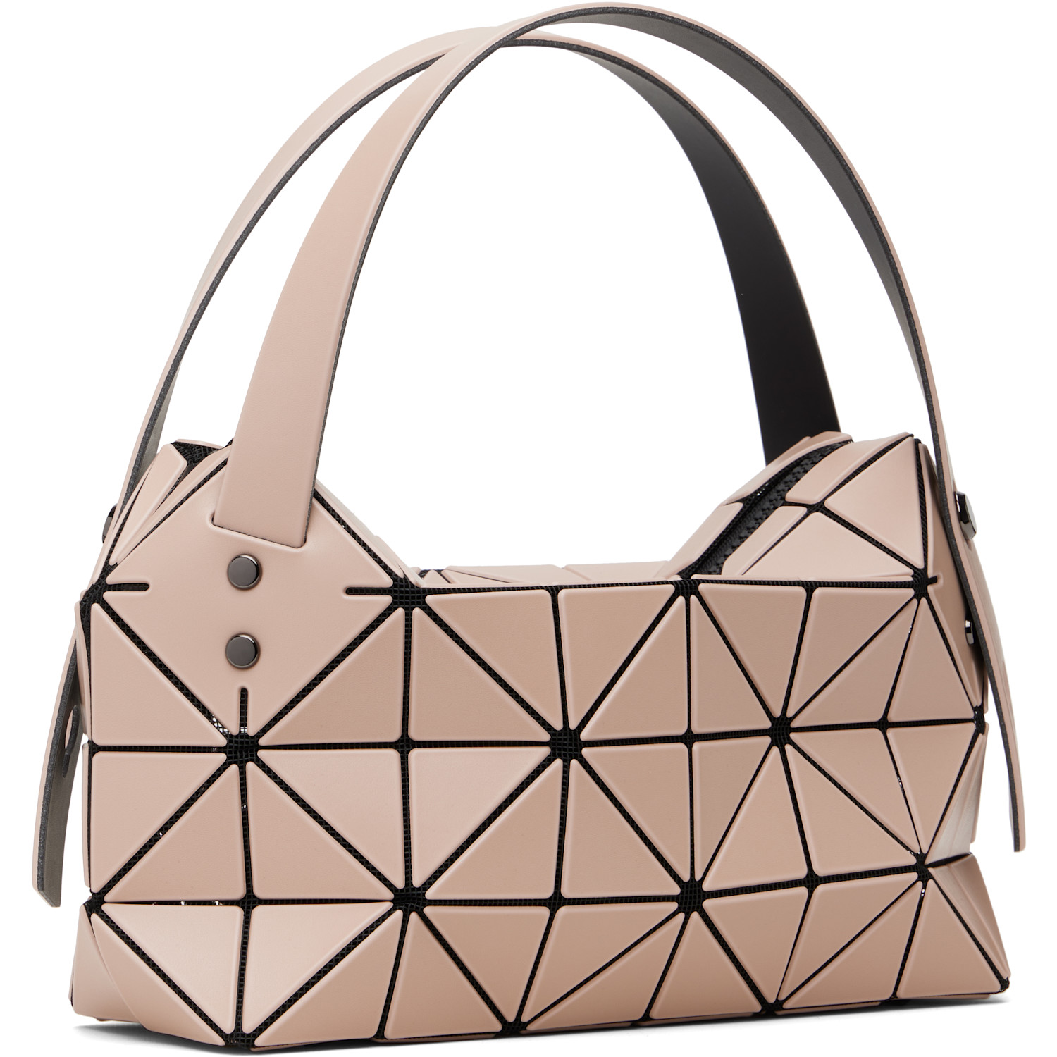  Bao Bao Issey Miyake Beige Boston Small Hand Bag 