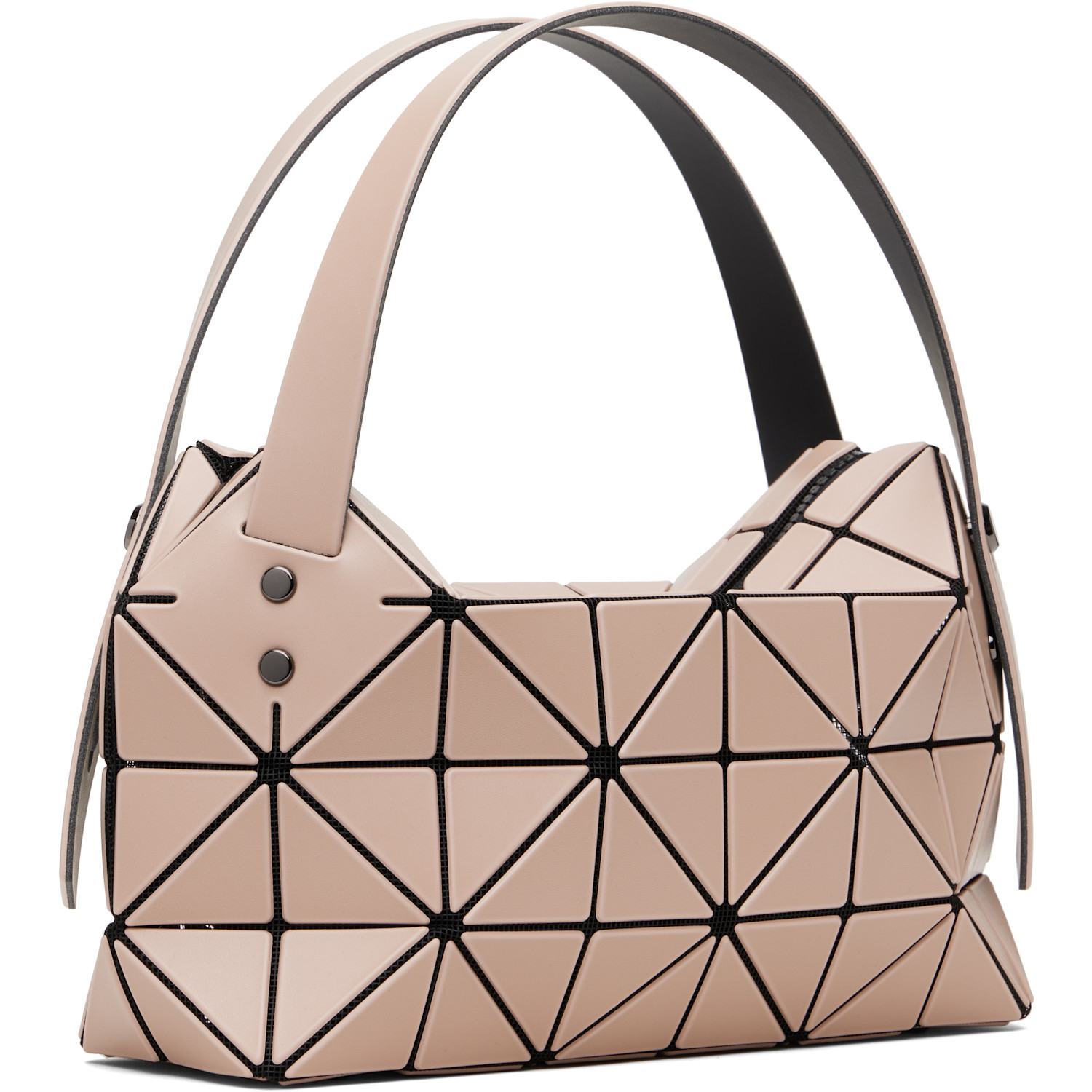  Bao Bao Issey Miyake Beige Boston Small Hand Bag 