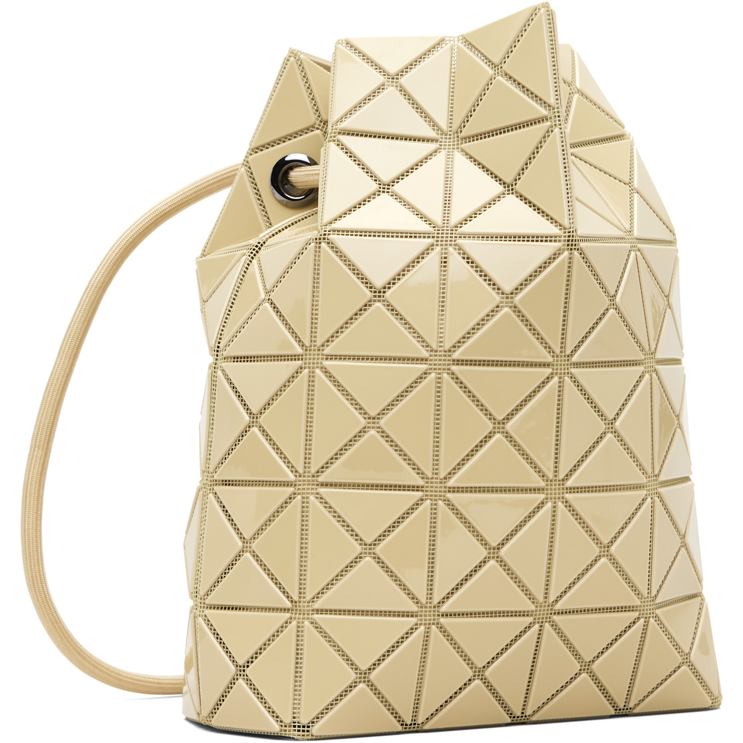  Bao Bao Issey Miyake Beige Wring One-tone Bag 